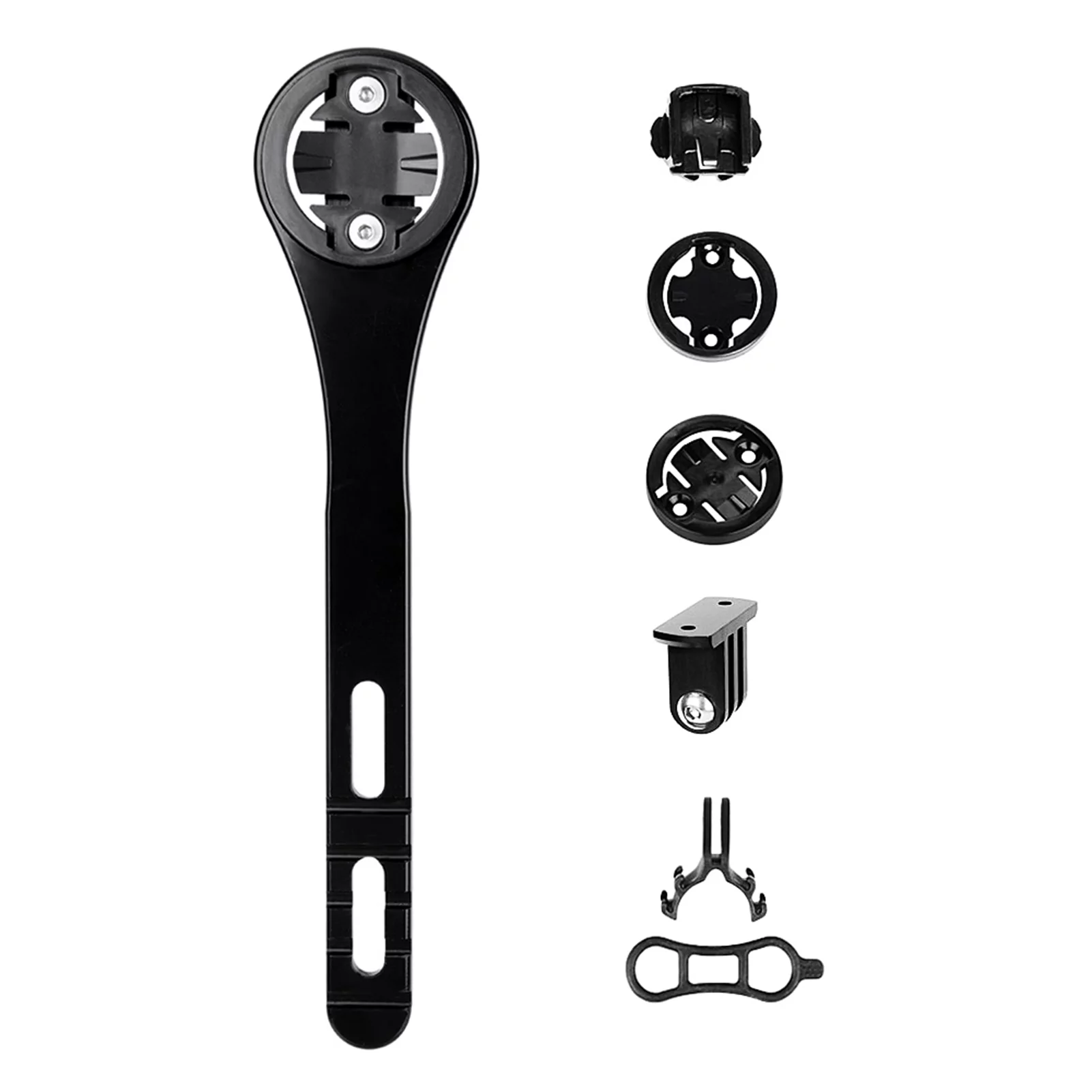 Apexeon Road Bike Handlebar Computer Mount Holder for Garmin/Cateye/Bryton Computer Sports Camera Mount Flashlight Holder Bracket