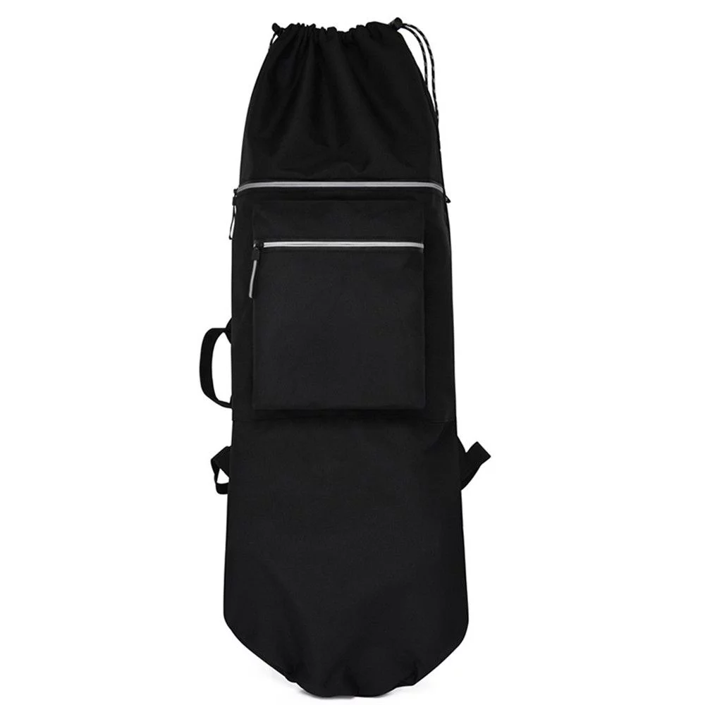 Outdoor Waterproof Travel Durable Shoulder Bag Skateboard Carry Bag Skiboard Handbag Longboard Backpack BLACK