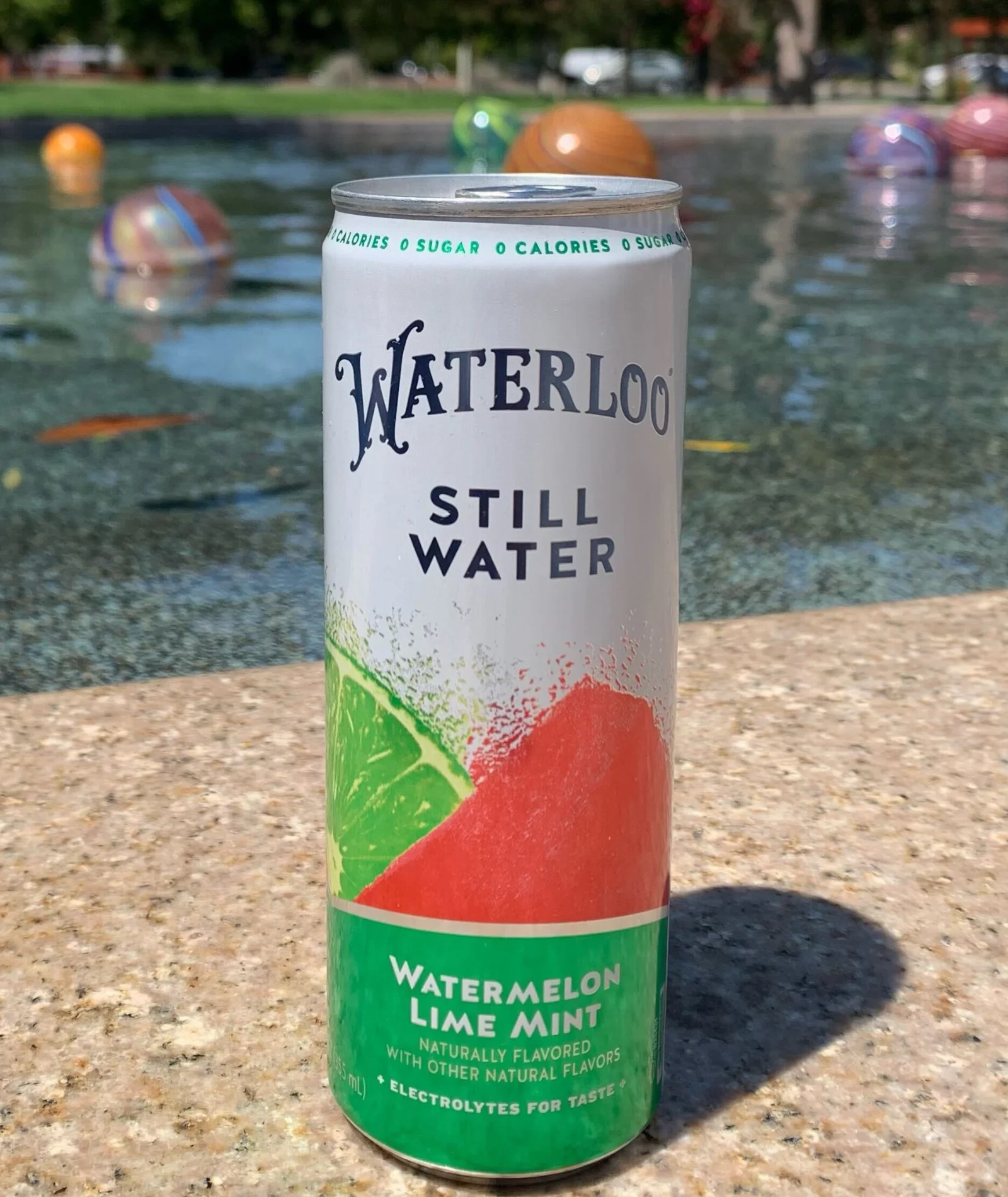 Waterloo Still Water, Watermelon Lime Mint, 12 fl oz, 24 Pack Cans