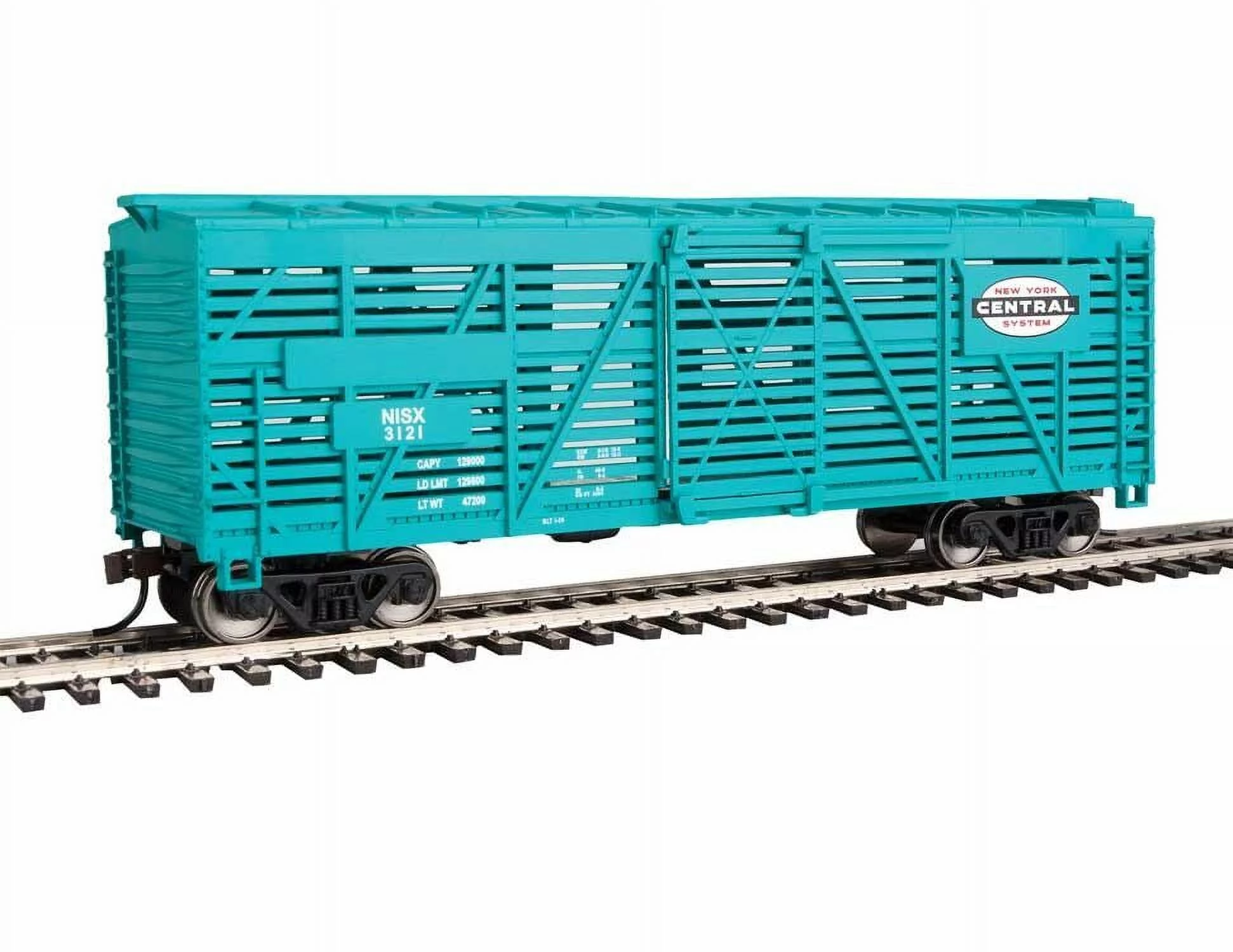 Walthers Trainline HO Scale 40' Stock/Cattle Car New York Central/NYC Jade Green