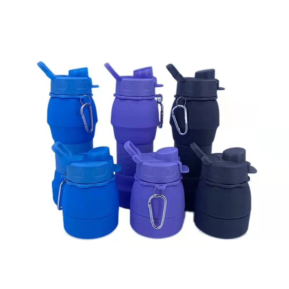 Collapsible Water Bottle, Silicone Reusable Portable Lightweight Water Bottles
