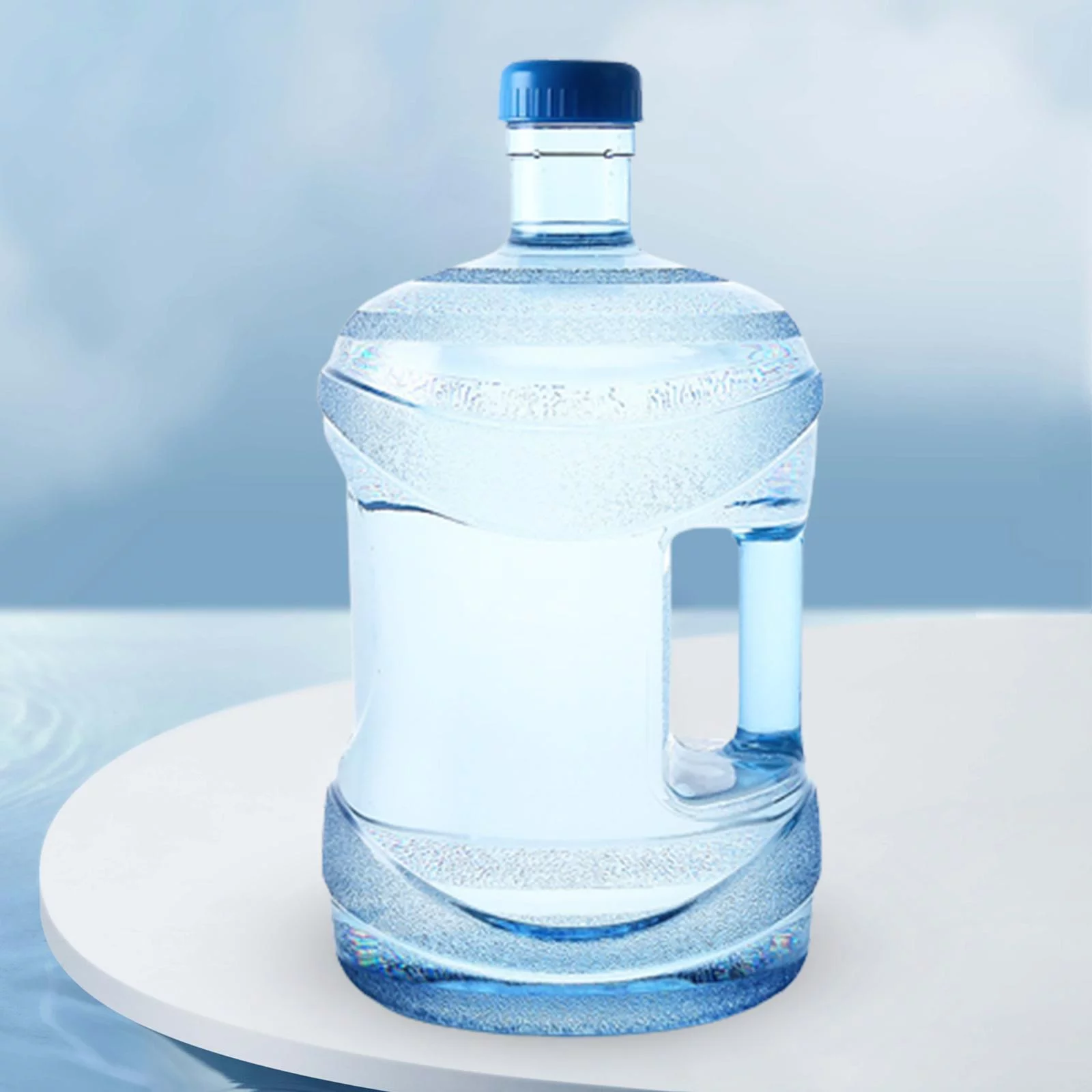 Thickened Water Dispenser Bottle Jug Mineral Water Barrel Reusable Bottled Water 7.5L Blue