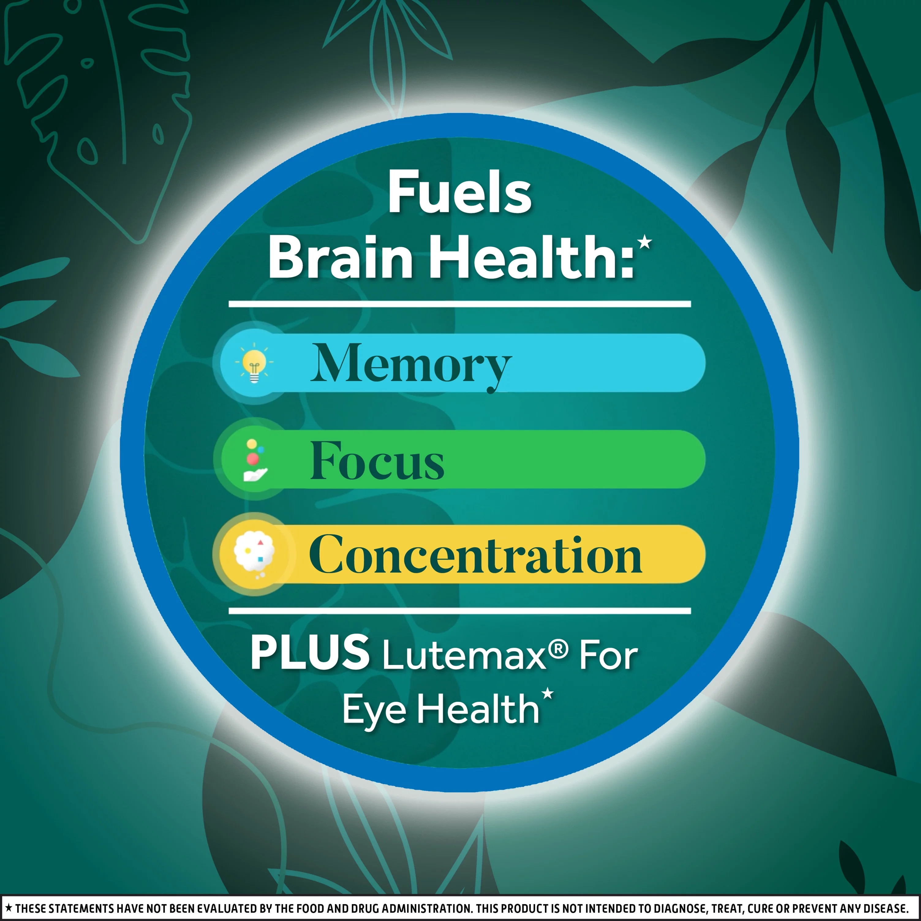 Neuriva Brain + Eye Capsules (30 count), Fuels Brain Health & Eye Support*, With Coffee Cherry & Lutein, Vitamins A C E, Zinc, Zeaxanthin, Antioxidants, Filters Blue Light