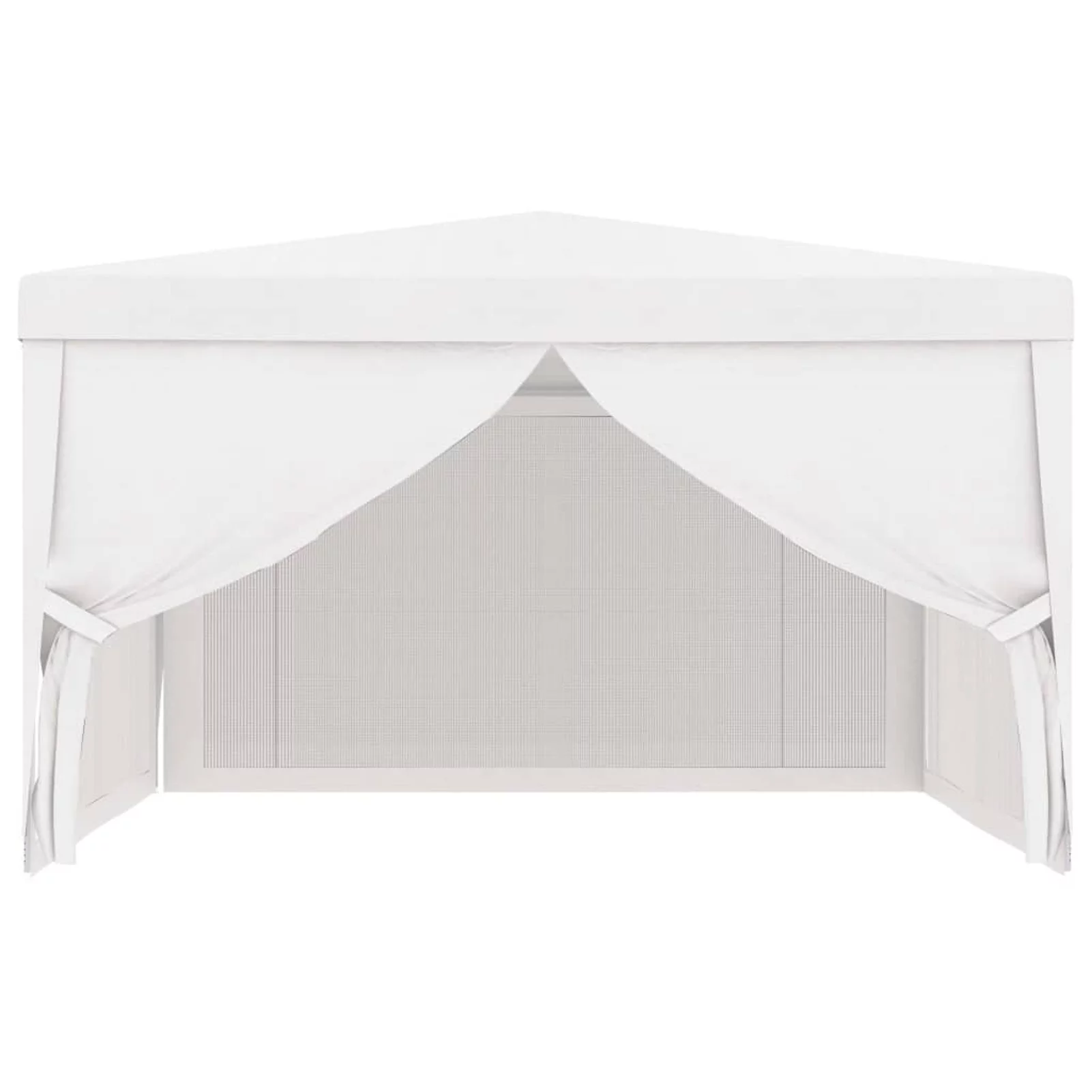 Uteam Mesh Sidewall Party Tent 13.1x13.1 White for Outdoor Gatherings