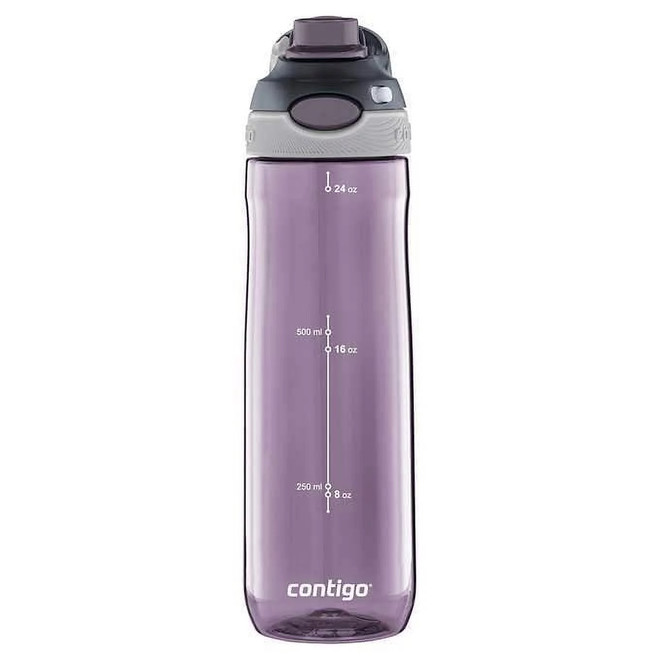 Contigo AUTOSPOUT® Chug 24oz Water Bottle, 3-pack- Blue/Torquise/Purple
