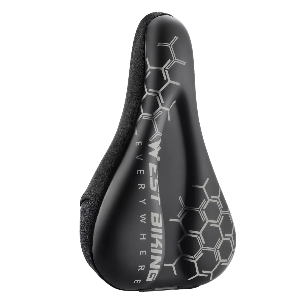 Soft Silicone Bike Saddle Cover by , Enhanced Comfort and Anti Slip Design, Ideal for Road Bicycles
