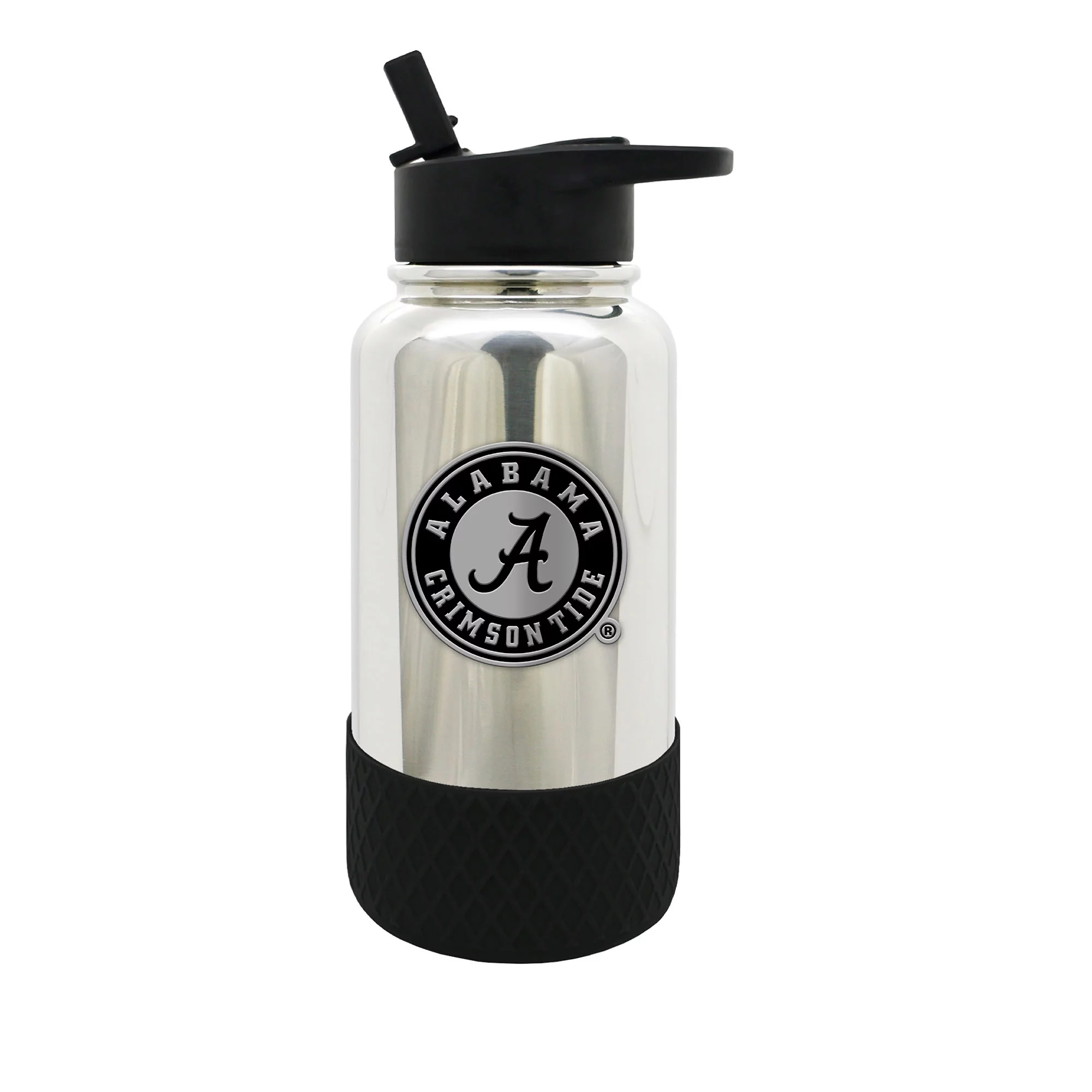Alabama Crimson Tide 32 oz. Stainless Steel Chrome Thirst Water Bottle