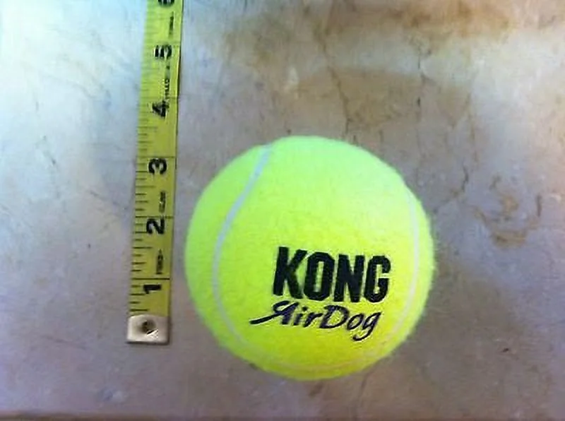 AIR Tennis Ball Bulk Heavy Duty Dog Toys that Squeak - Choose Size & Quantity (Large,2 Balls)