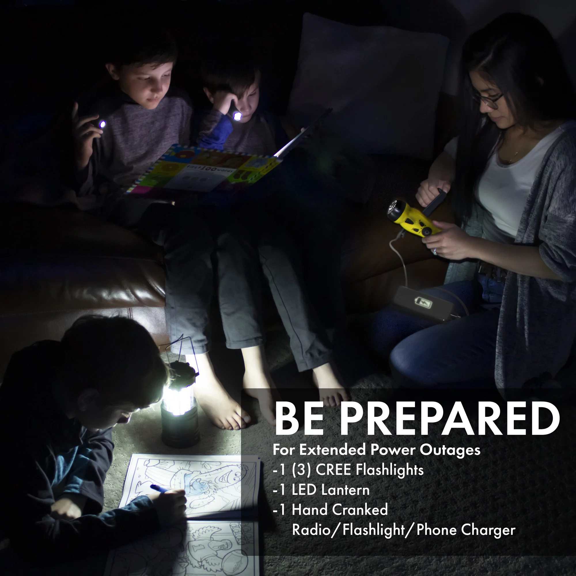 Complete Hurricane Survival Kit - 4 Person