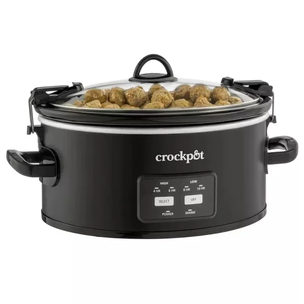 Programmable Slow Cooker - 6qt - Effortless Cooking