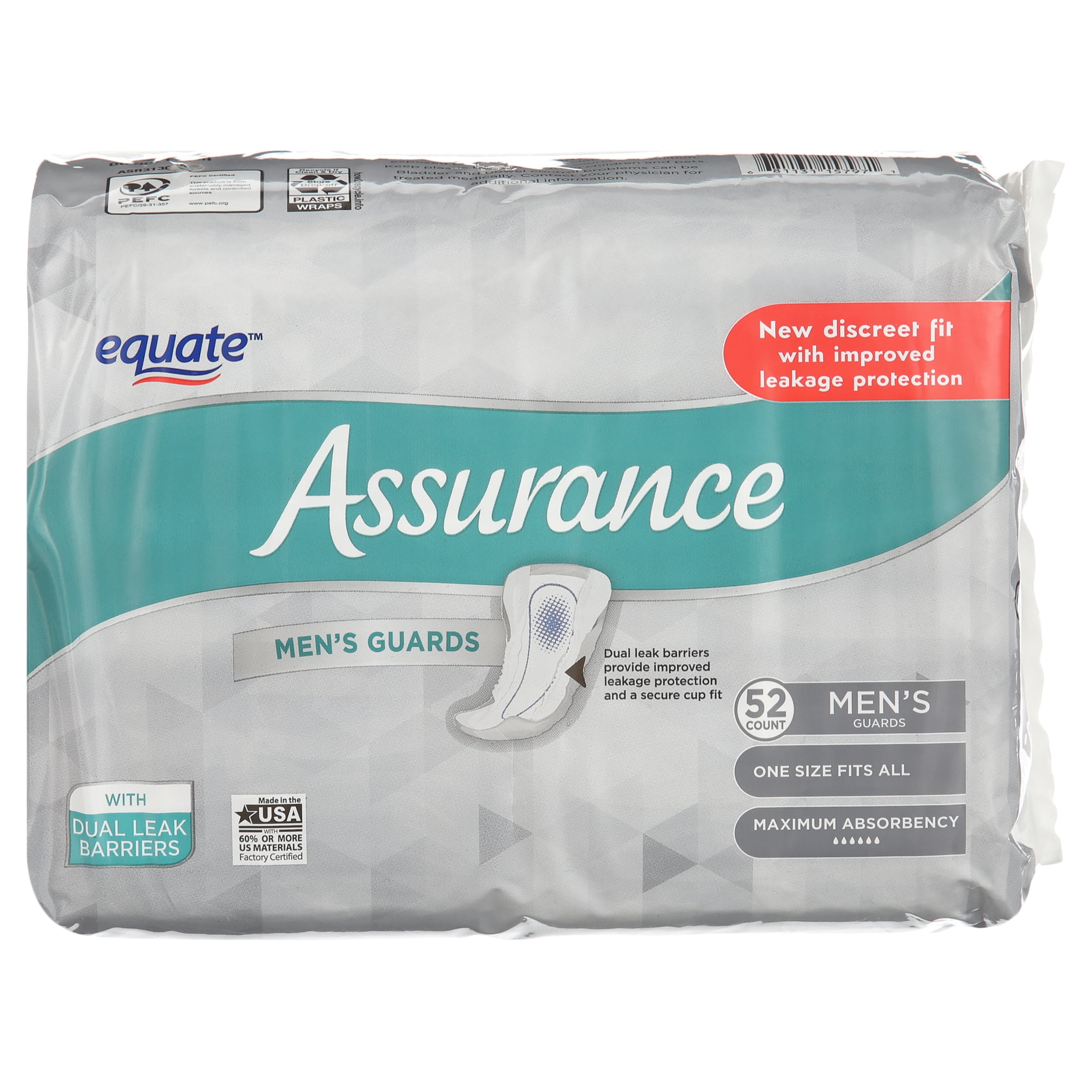 Assurance Male Guard 104ct - Value Pack