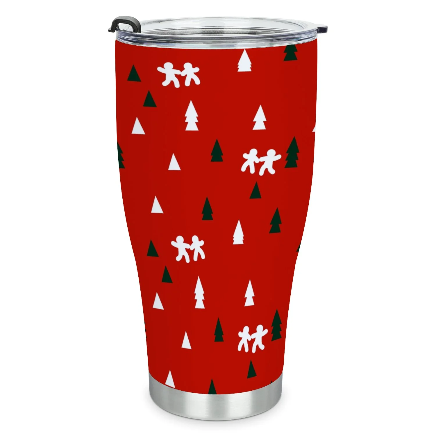 Hidove Stainless Steel Tumbler, Christmas Trees 30oz Leak Proof & Stainless Steel Bottle for Hot & Cold Drinks - Coffee Travel Mug, Water Metal Canteen, Thermal Cup
