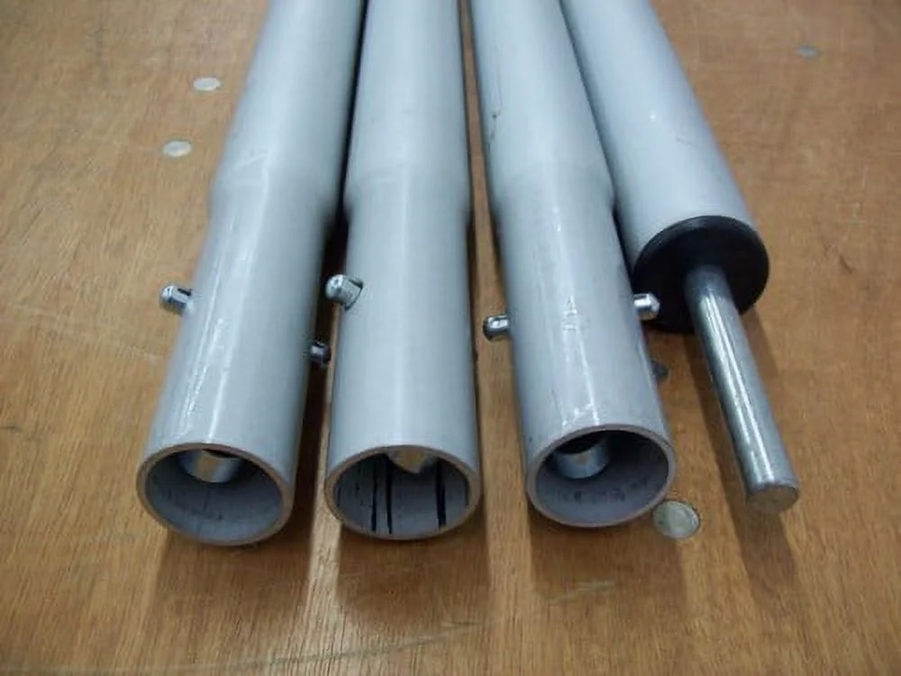 TentandTable Heavy Duty Anodized Aluminum Center TentandTable Tent Pole, 4 Pieces, 14 Ft