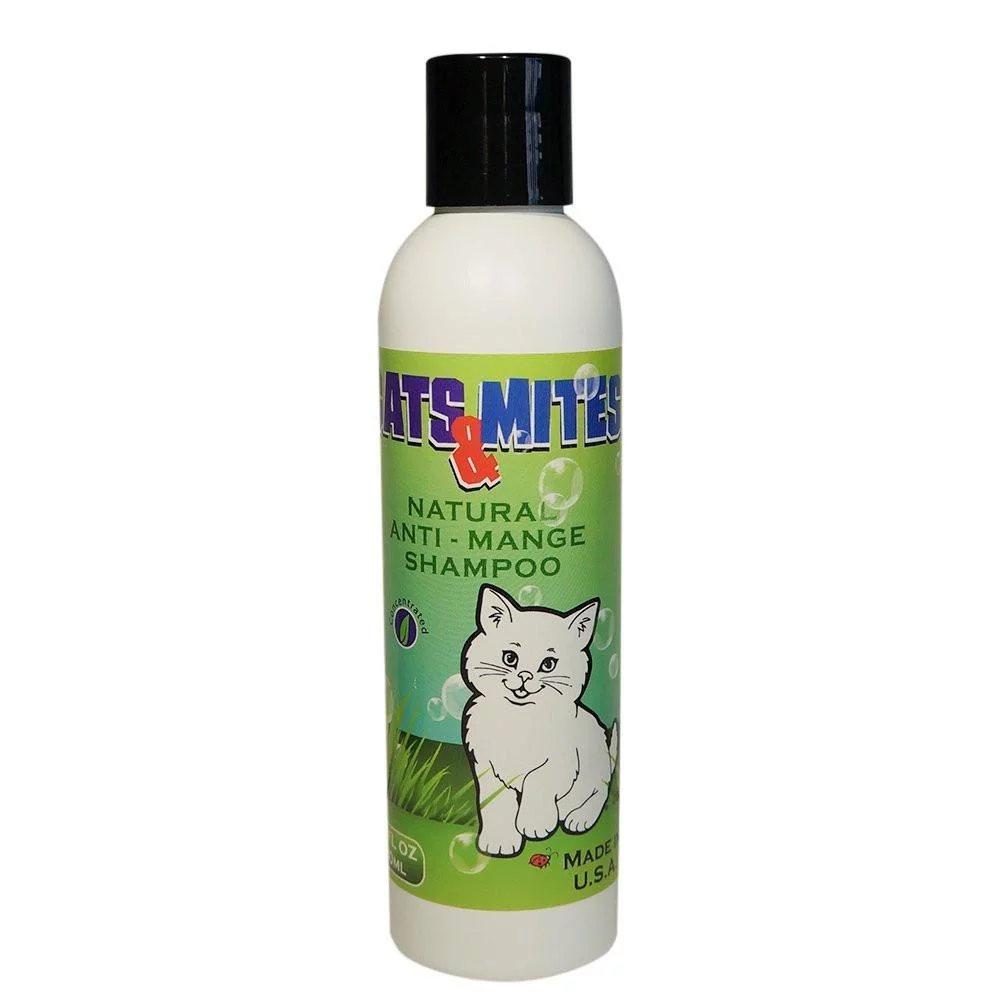 Cats & Mite Shampoo for Cats With Itchy Skin Veterinary Formula (6 oz)