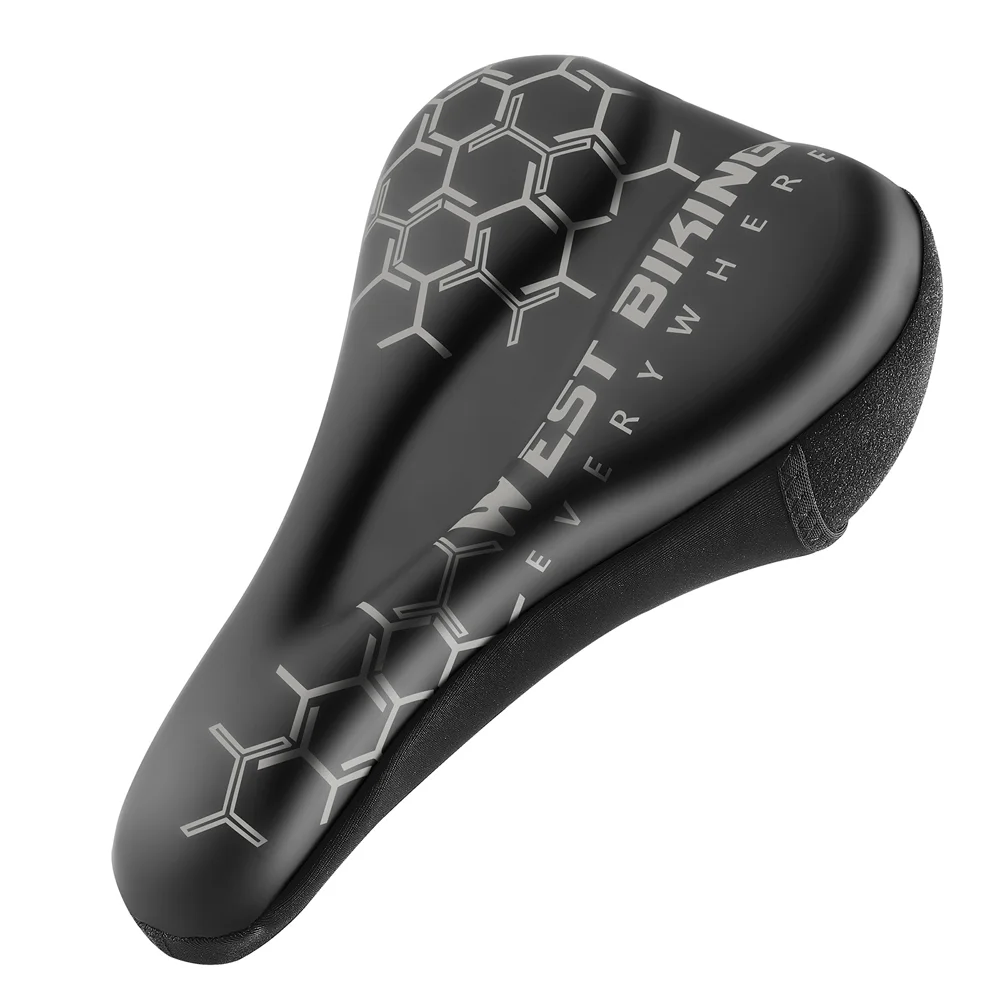 Soft Silicone Bike Saddle Cover by , Enhanced Comfort and Anti Slip Design, Ideal for Road Bicycles