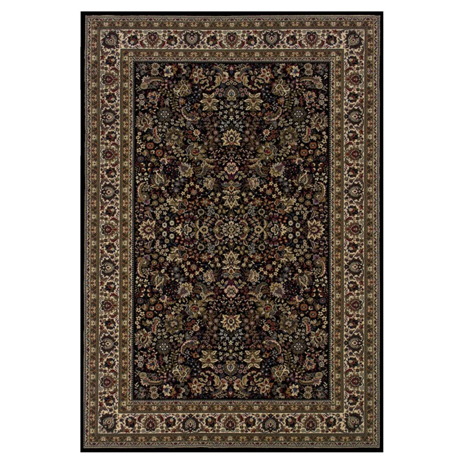 Oriental Weavers Ariana 213K Quartz Oriental Rug - Black