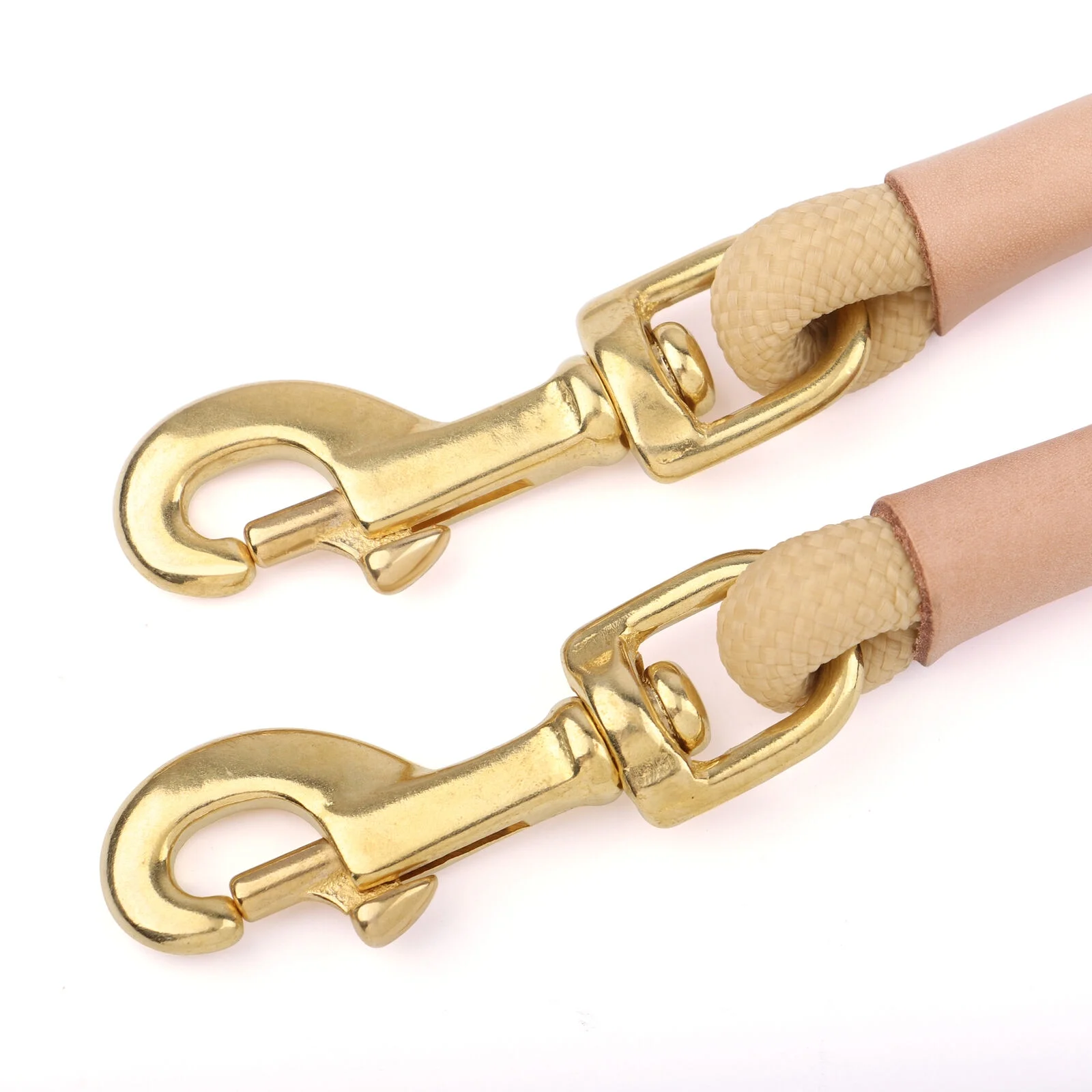 Pet Artist Strong Nylon Dog Leash / Pet Training Twin Rope Leashes 2 Way with Splitter Coupler