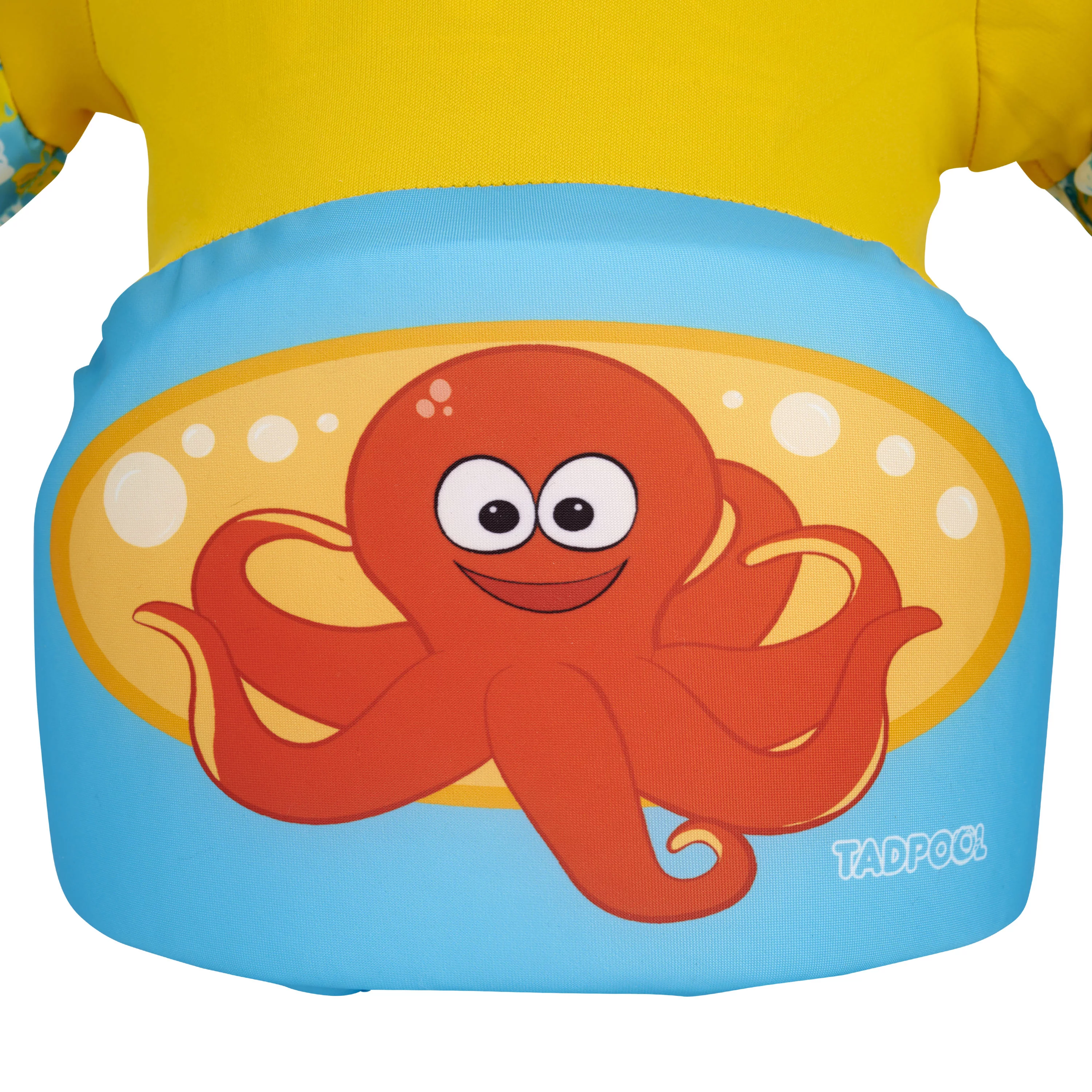 X2O Tadpool Yellow Octopus Life Jacket 30-50 lbs., UPF 50+