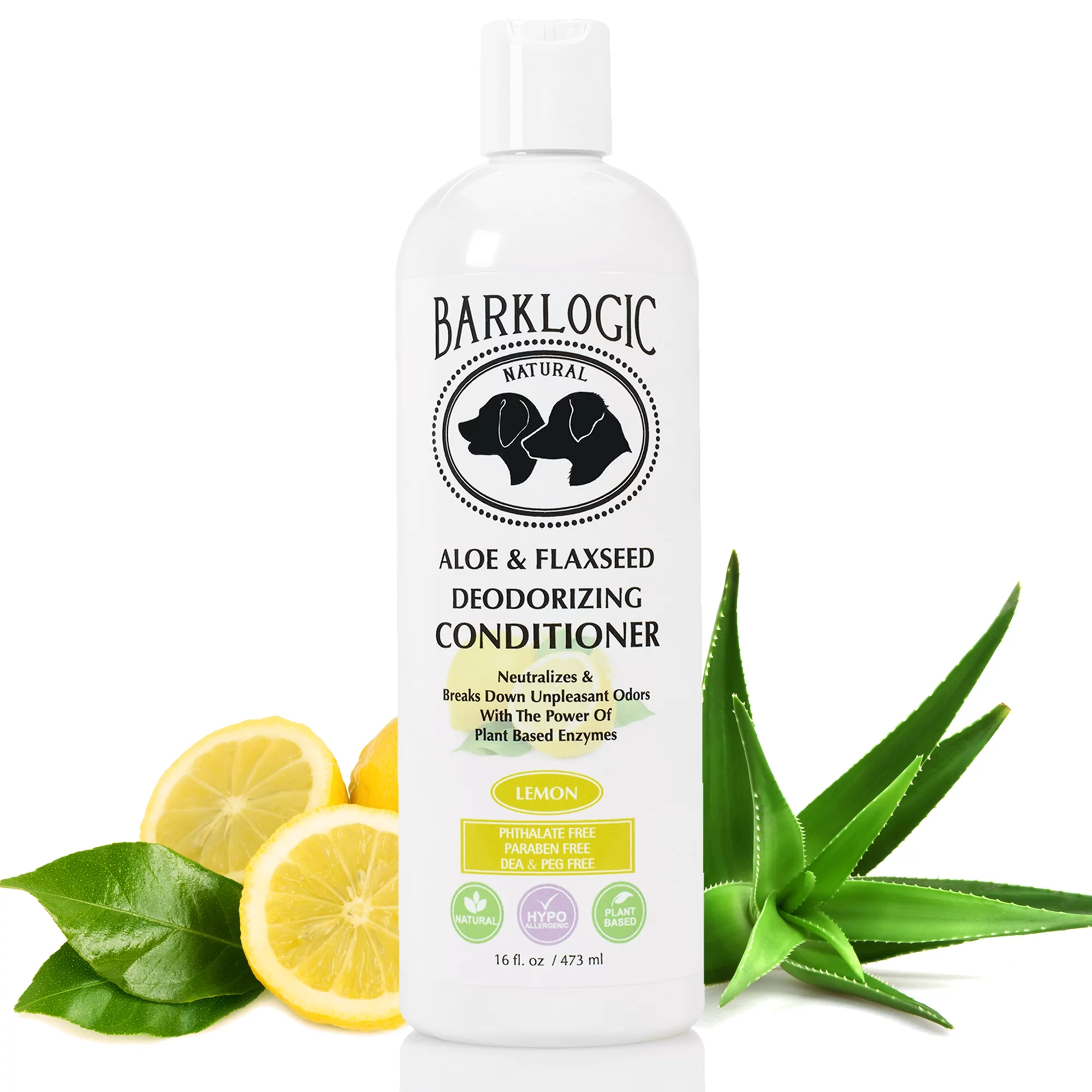 BarkLogic Aloe & Flaxseed Deodorizing Conditioner - Lemon Tree