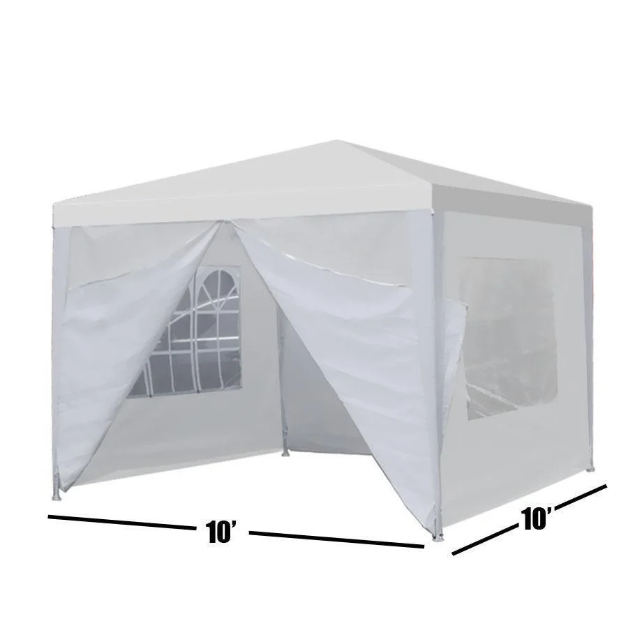 Carport Garage Car Shelter Canopy Party Tent Sidewall Gazebo White