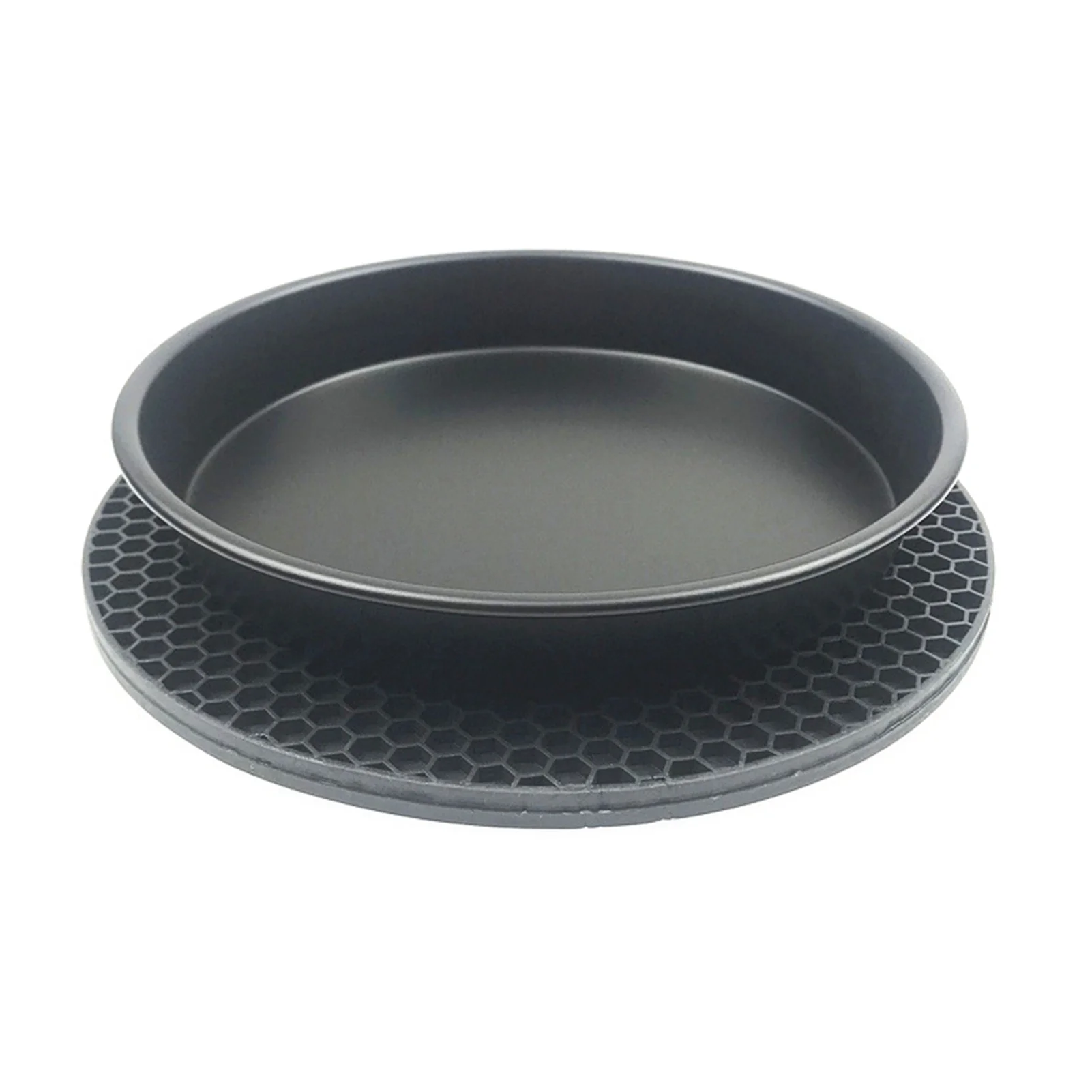 Htovila 10Pcs Air Fryer Accessory Kit Frying Baking Pan Rack Pizza Tray Pot Metal Holder Bread Bracket Cupcake Mould Set for 3.2QT-5.8QT Air Fryer