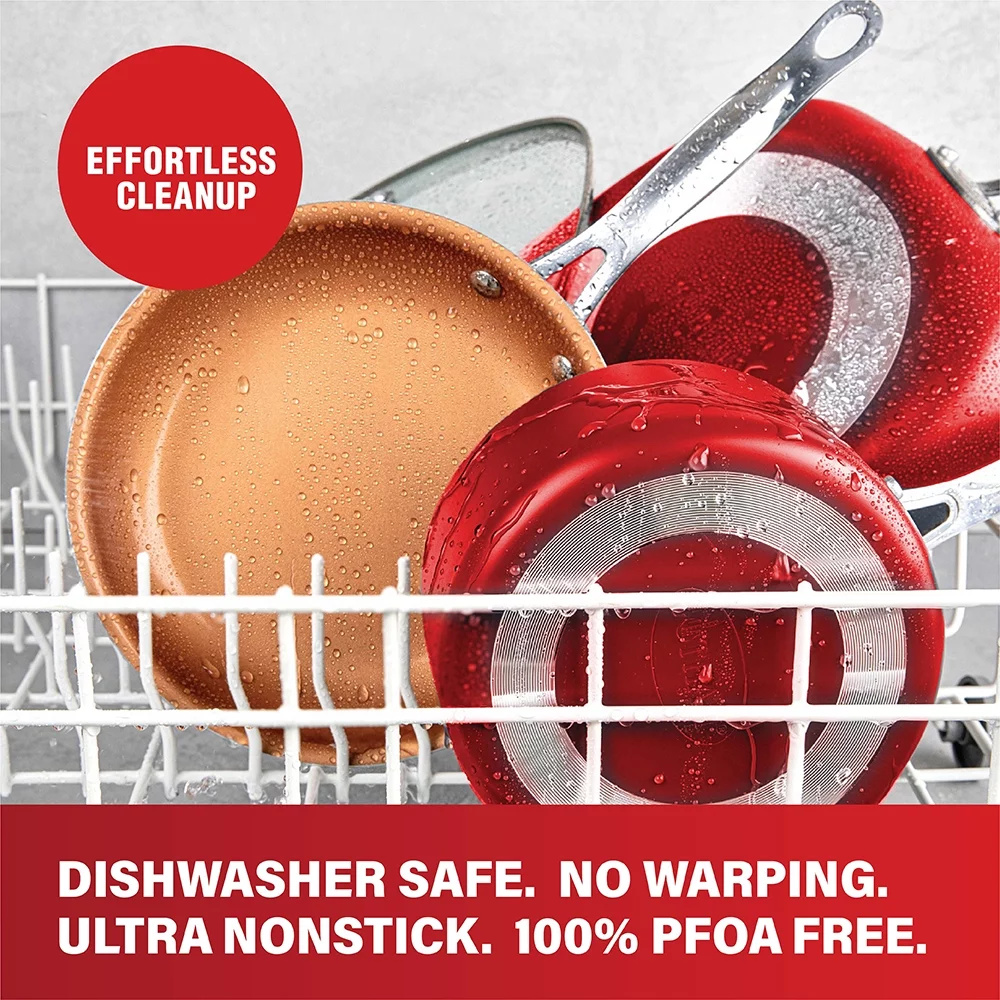 Gotham Steel 20 Piece Nonstick Pots and Pans Set including Bakeware, Nonstick Cookware Set