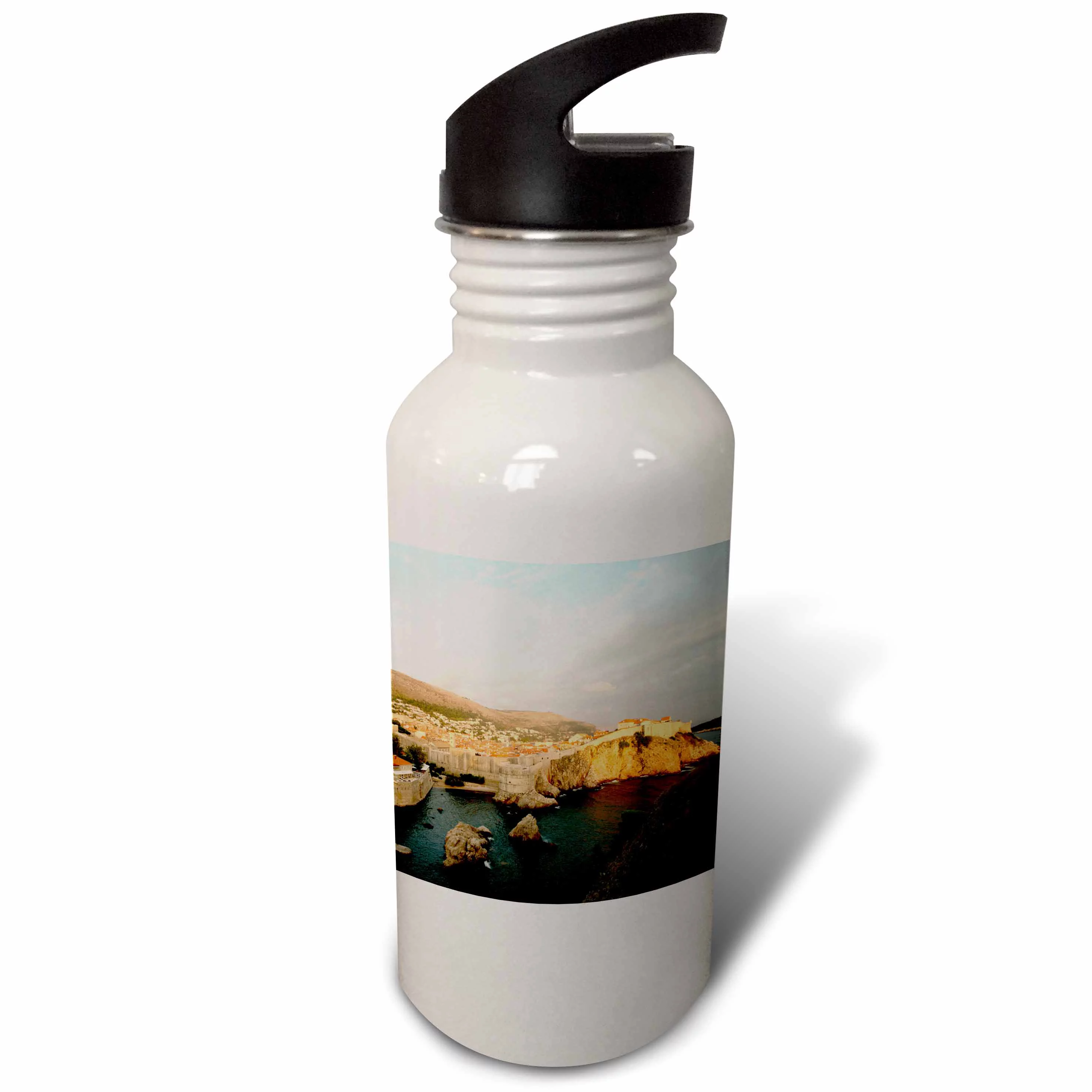 City of Dubrovnik, Dubrovnik-Neretva County, Dalmatia Region, Croatia. 21 oz Sports Water Bottle wb-206951-1