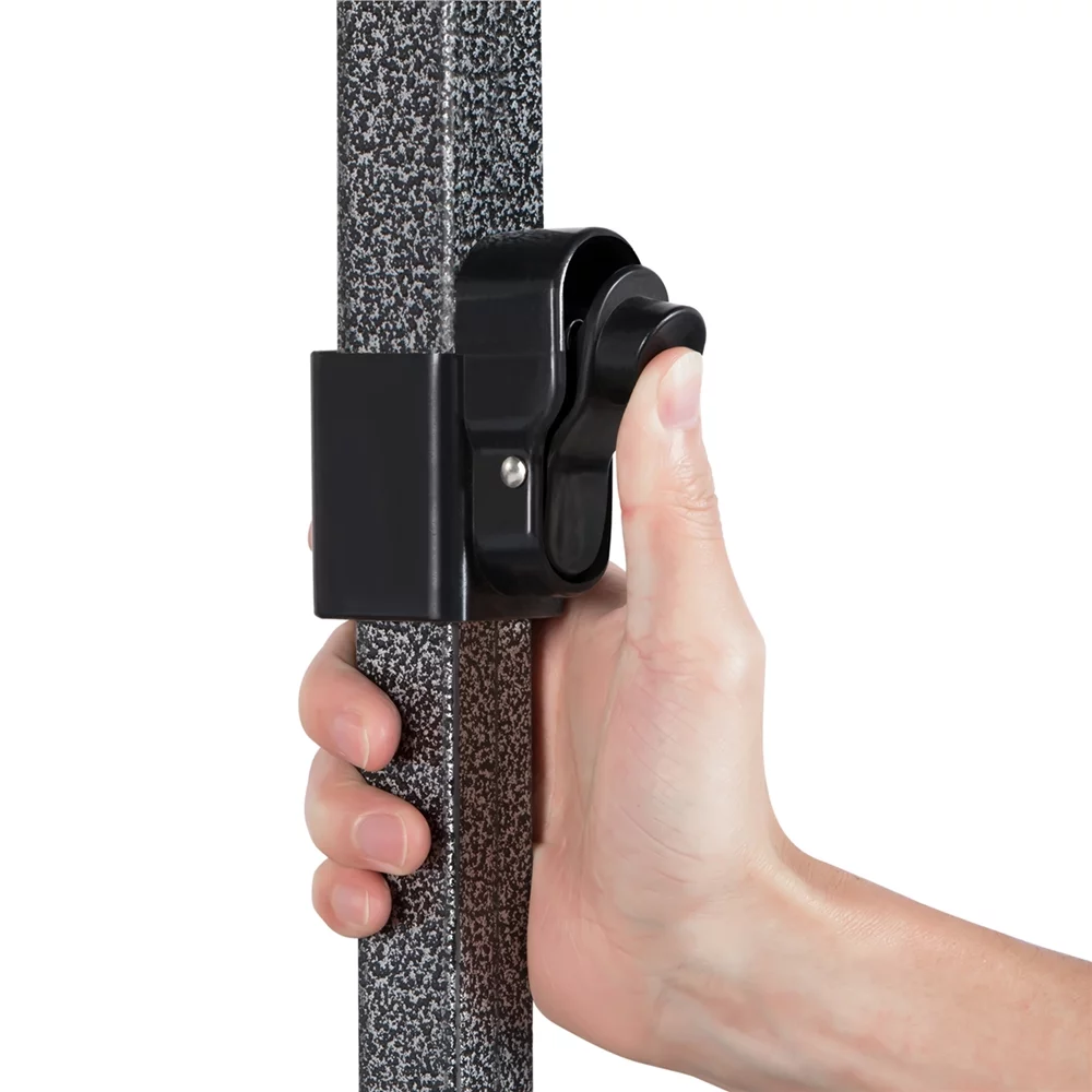 3 x 3M Heavy Duty Waterproof Adjustable Gazebo Instant Tent, Black