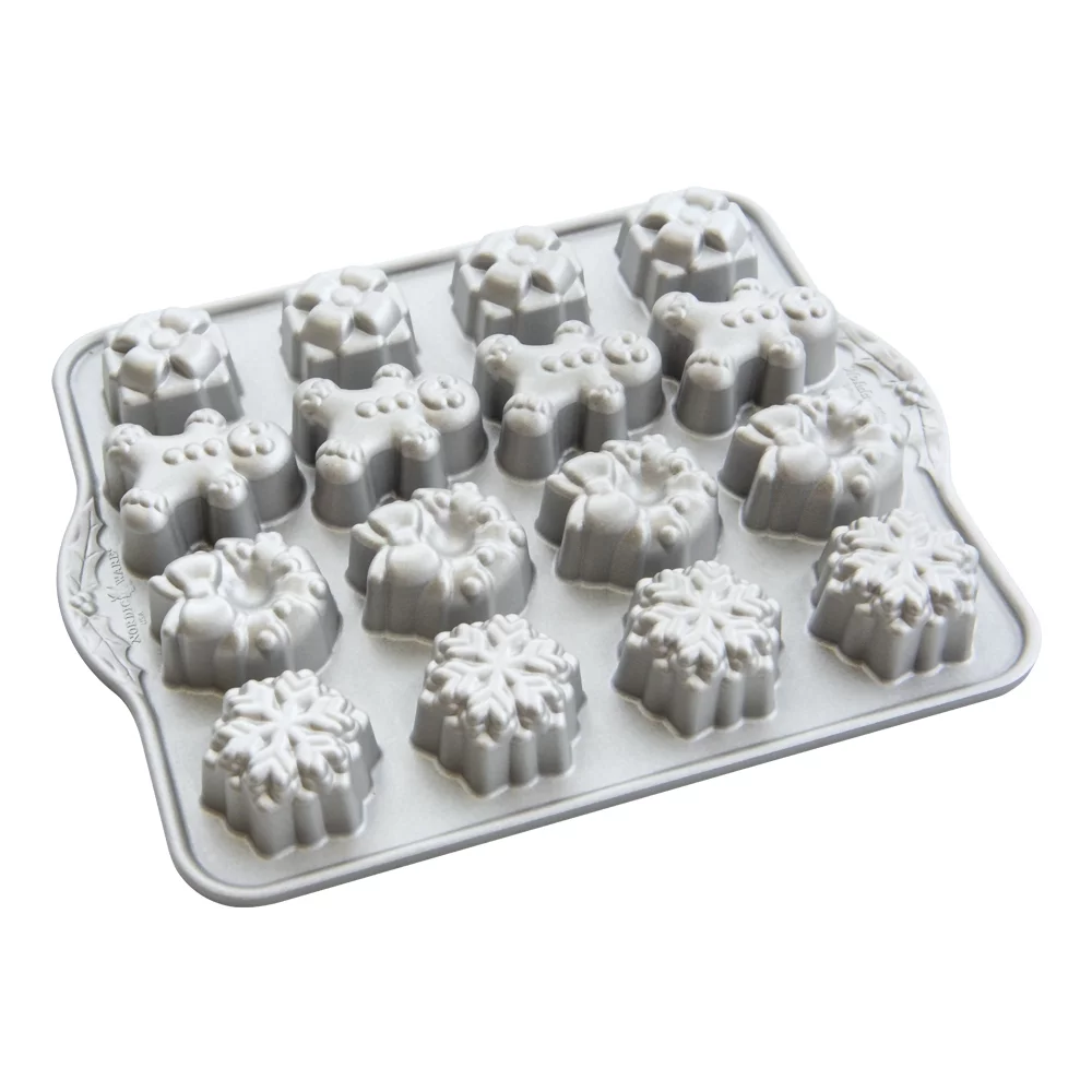Nordic Ware Holiday Tea Cakes - Silver