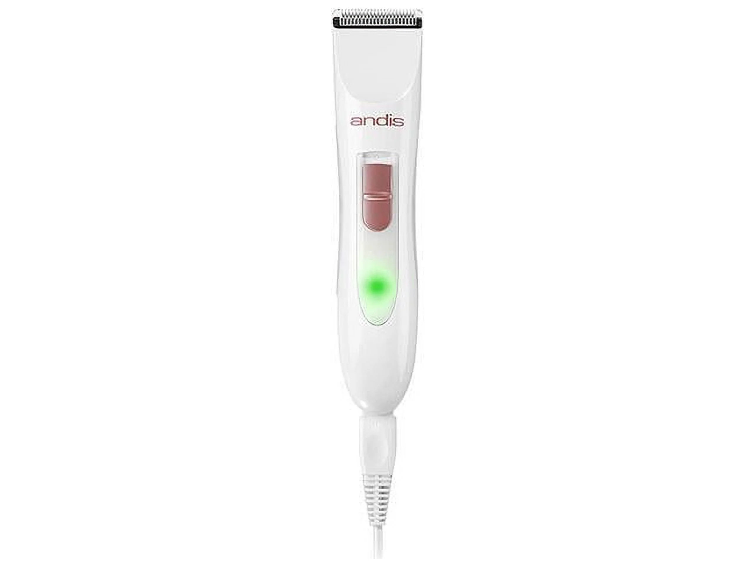 Andis 24630 Women's Lithium-ion Electric Personal Trimmer - Cordless Lightweight 6-piece Home Kit, White