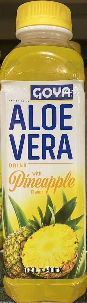 2x Aloe Vera PINEAPPLE Flavored Drink 16.9 oz Bottle - 2 PACK