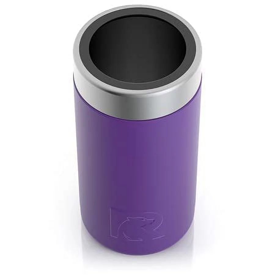 RTIC Craft Can Cooler with Splash Proof Lid, Majestic Purple, 16 oz, Double Wall Vacuum Insulated, Stainless Steel, Sweat Proof