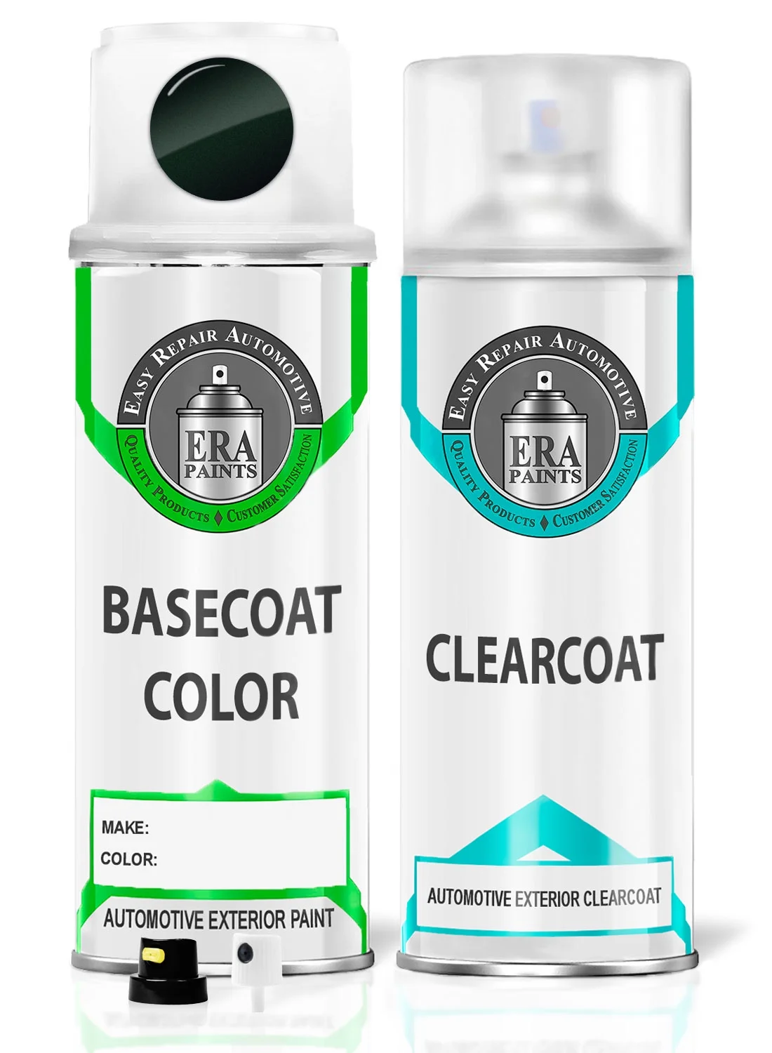 ERA Paints W6 - NX Green Gem Metallic 2 for LINCOLN Exact Match Automotive Touch Up Paint Spray - Essential Kit