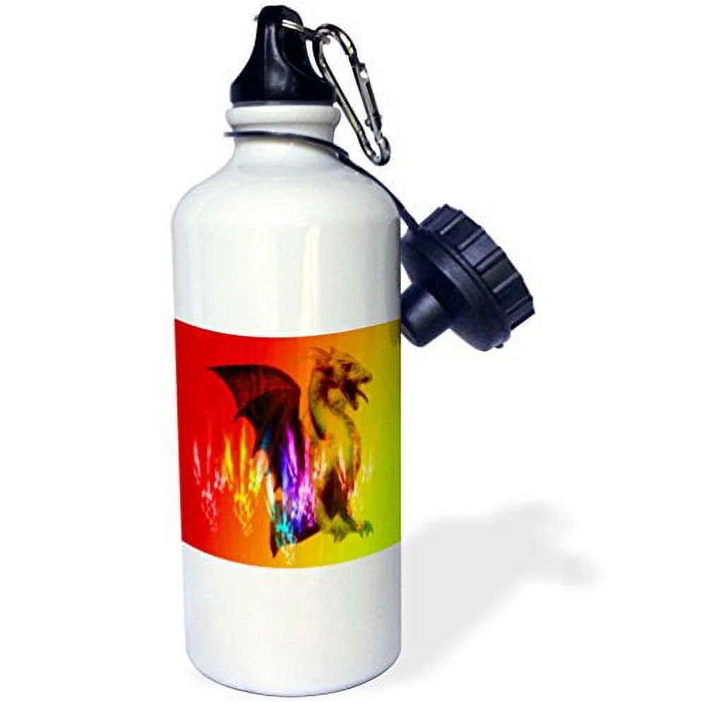 Photo Illustration Blue Butterfly 21 oz Sports Water Bottle wb-12648-1