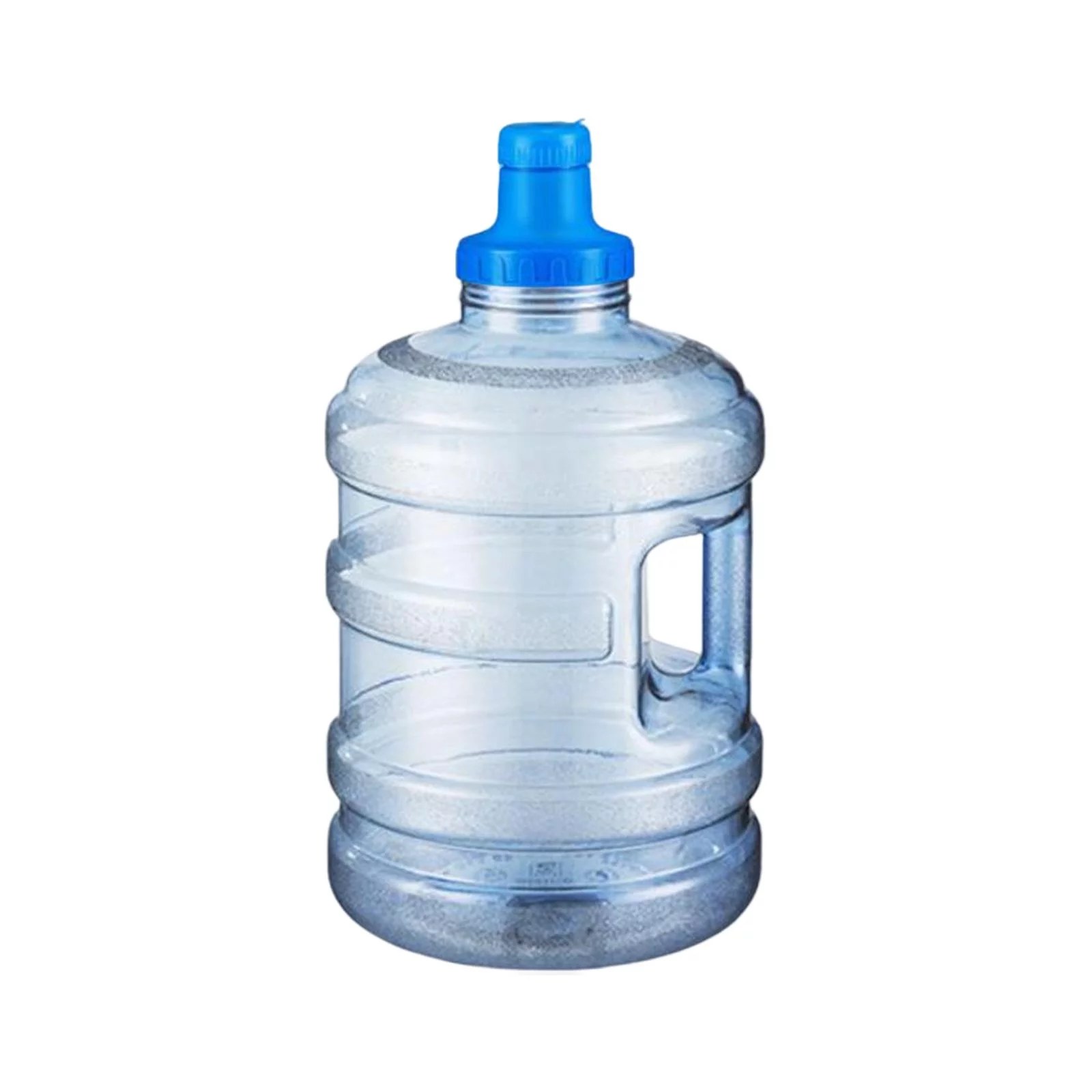 Water Reusable Round Water Bottle with Detachable Cap for Travel or Camping Durable Blue 15L
