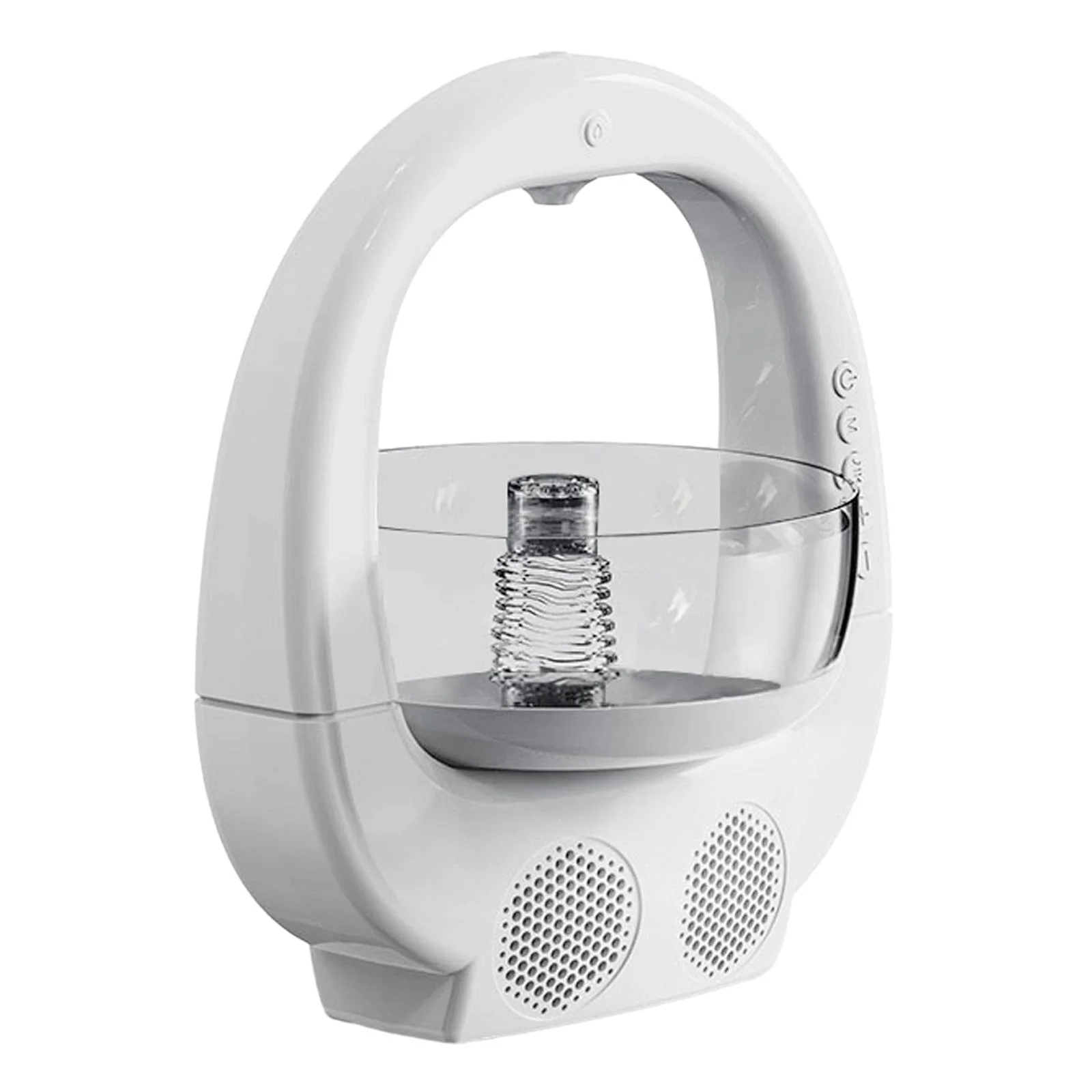 Esquirla Humidifiers for Bedroom Baby Humidifier Multifunctional Air Humidifier Water Drop Humidifier for Home Large Room White