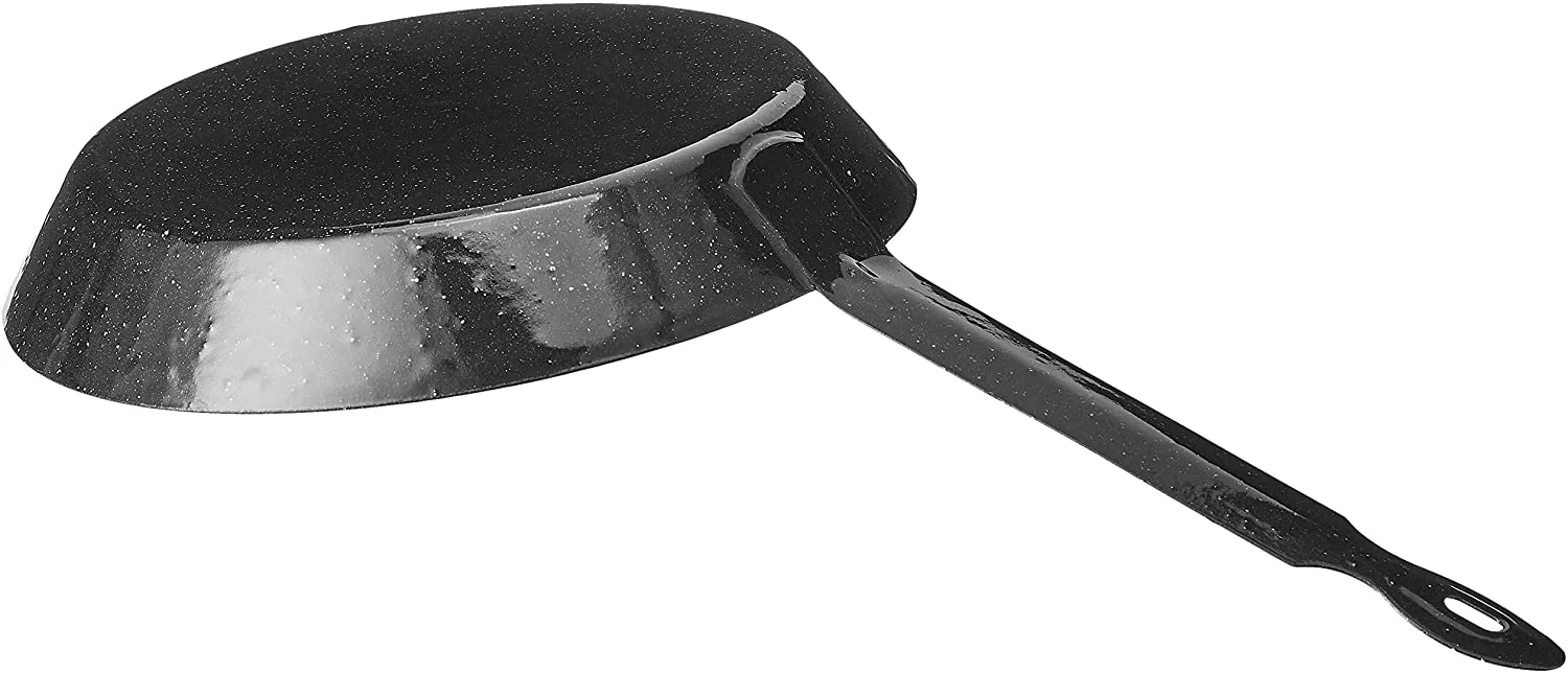 COLEMAN 8-PIECE ENAMEL COOKING SET - BLACK