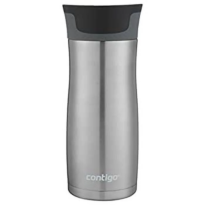 AUTOSEAL Chill Water Bottle, 20 oz, SS/Scuba & AUTOSEAL West Loop Travel Mug, 16 oz, 2-Pack