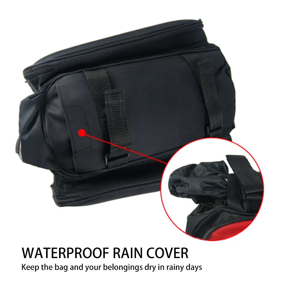 Dazzduo Bicycle bag,Seat MTB Bike Bike Carrier Rain MTB Bike Carrier Rear Carrier Rain Cover Rear Seat Rear Seat MTB