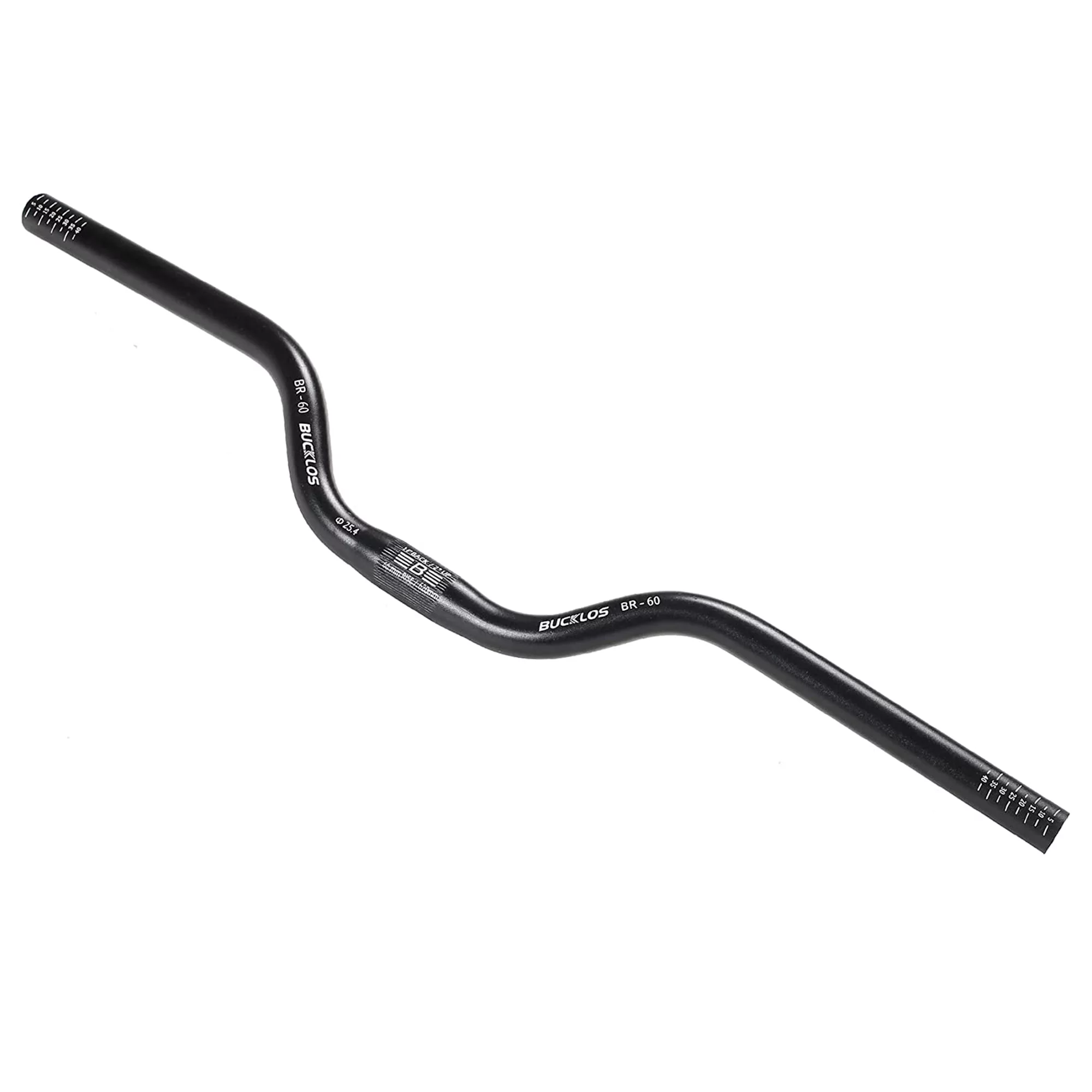 BUCKLOS 25.4*620/660/720mm Mountain Bike Handlebars Rise 40/60/100mm Aluminum Alloy MTB Riser Handlebars
