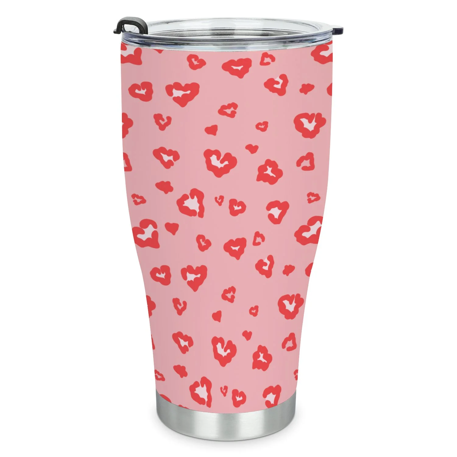 Hidove Stainless Steel Tumbler, Seamless Leopard Pattern 30oz Leak Proof & Stainless Steel Bottle for Hot & Cold Drinks - Coffee Travel Mug, Water Metal Canteen, Thermal Cup