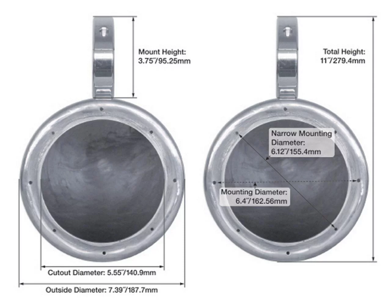 Memphis MXAZ24MC 2-Zone Marine Bluetooth Receiver+4) MB QUART Wakeboard Speakers