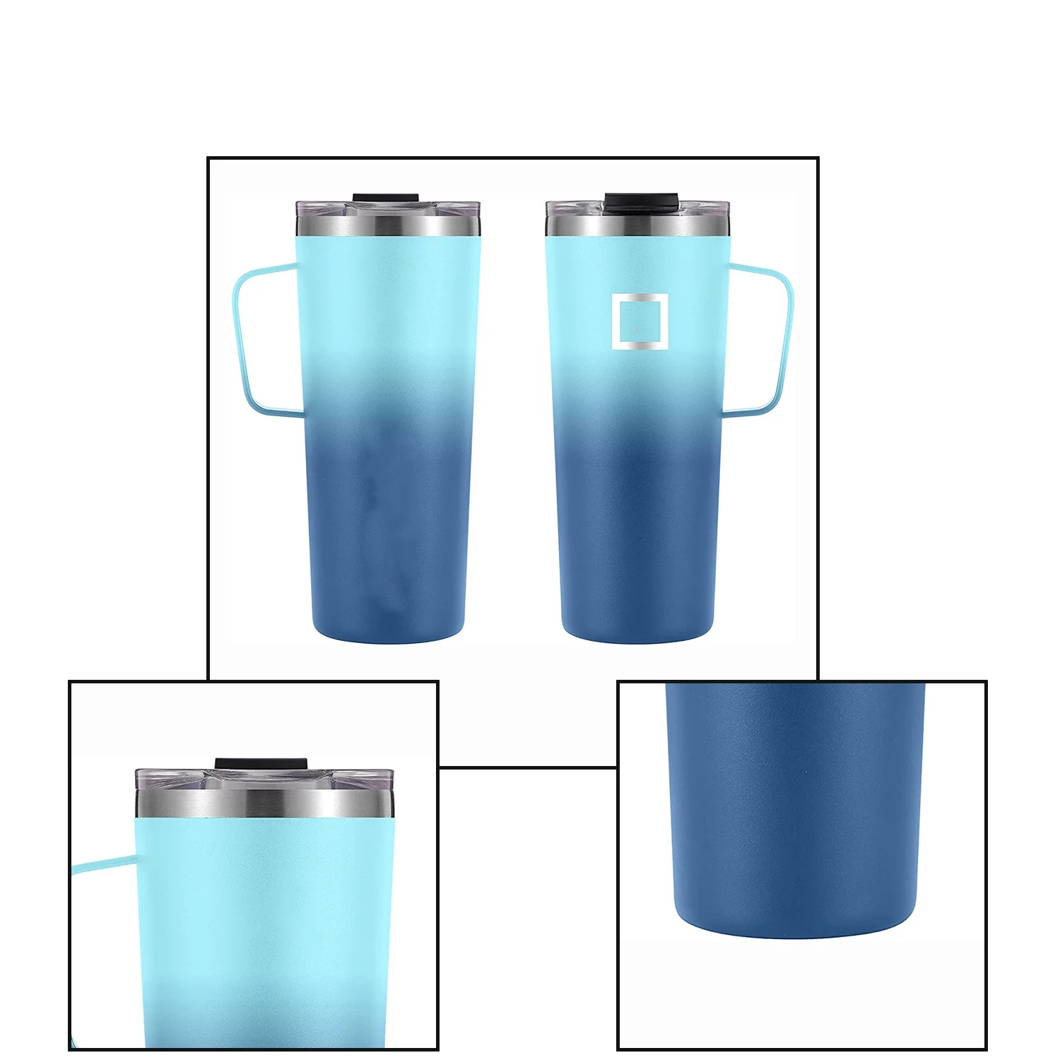 24 Oz, Leak Proof, Vacuum Insulated Stainless Steel Bottle