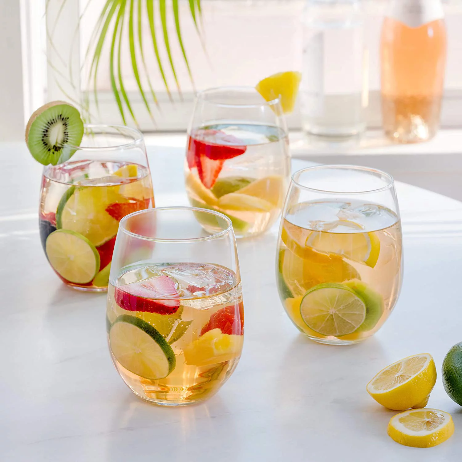 Luminarc Arc International Cachet Stemless Wine Glass, 21 Ounce, Set Of 4, Clear (Pack of 2)