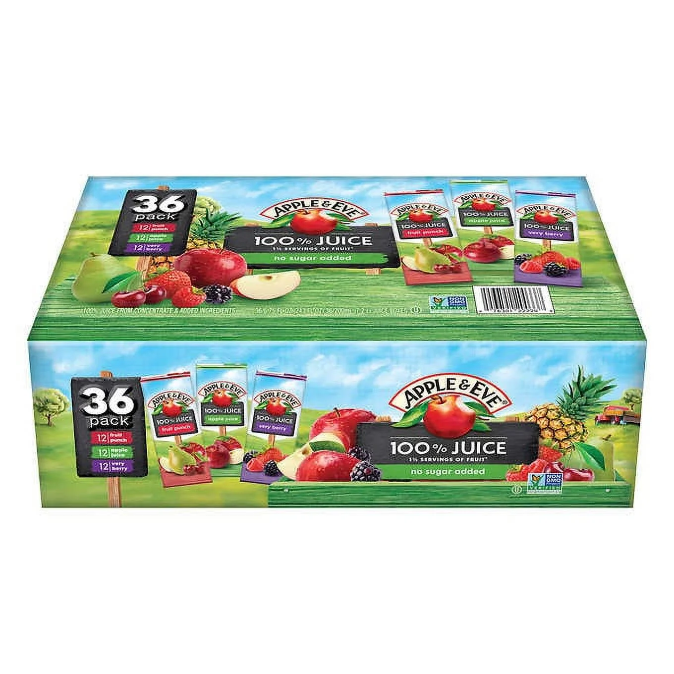 Fruit Juice Bonus Variety Pack, 36 pk./6.7 oz.by Apple & Eve 100%