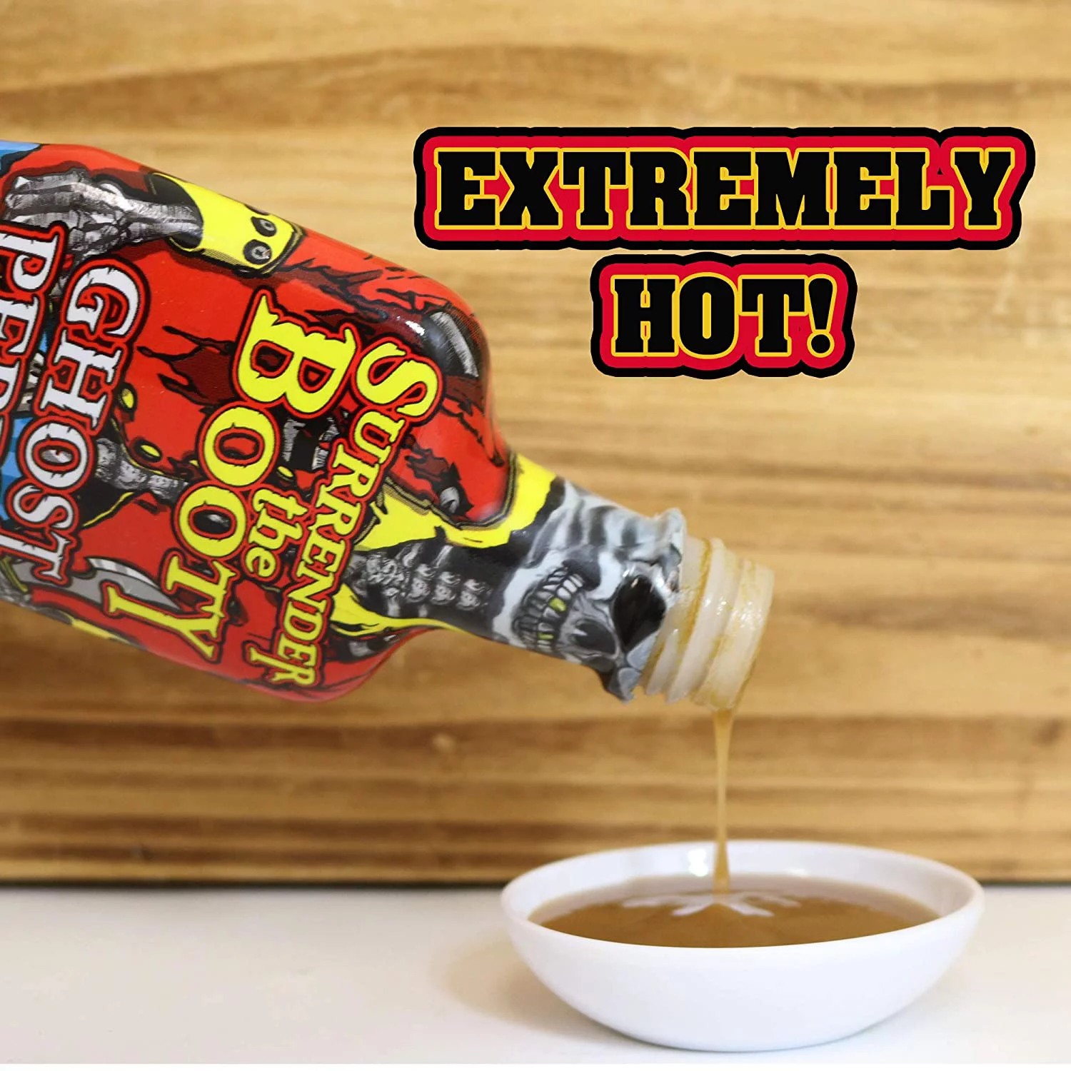 Surrender the Booty Ghost Pepper Hot Sauce - 6 oz