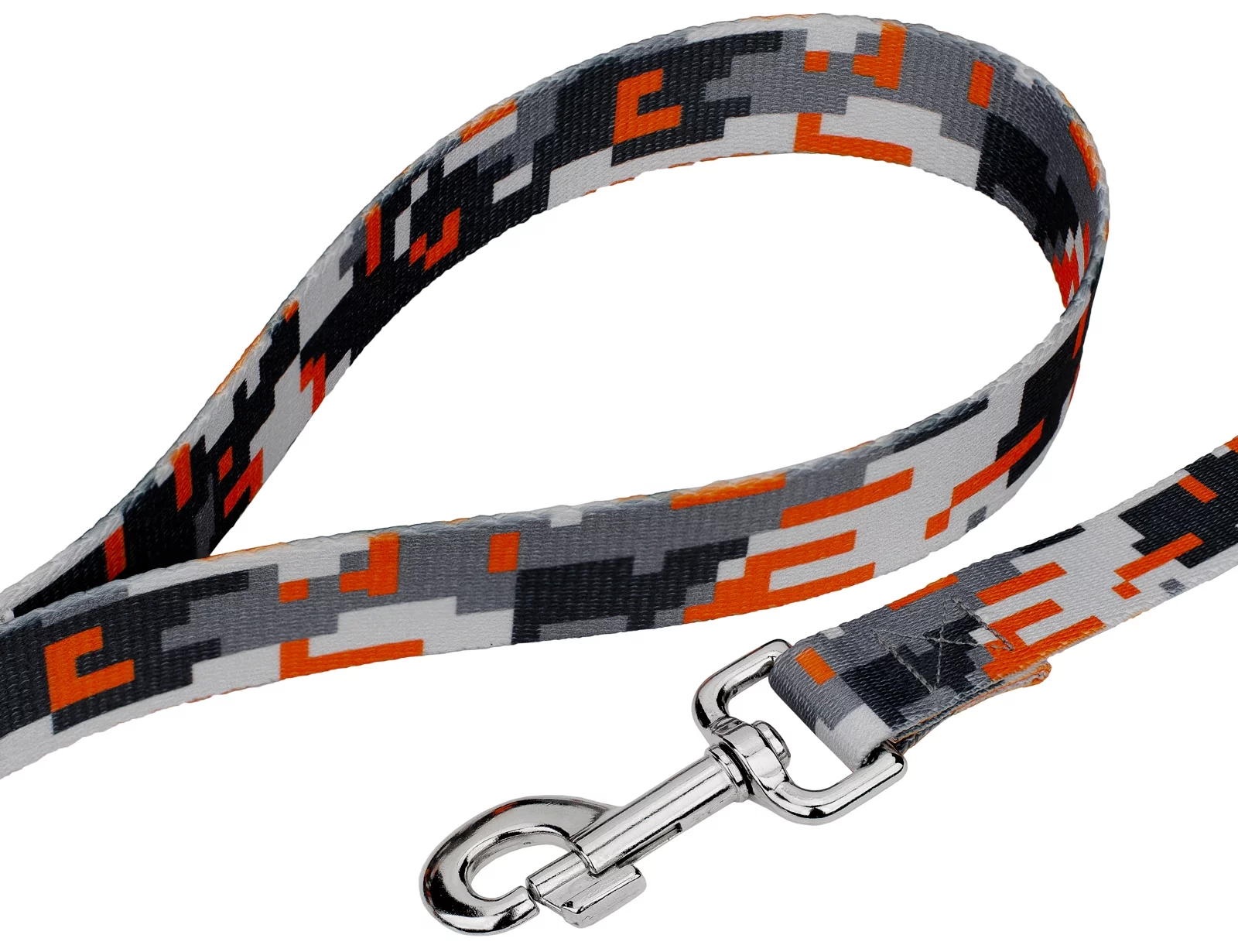 Country Brook Design® 5/8 inch Orange Digital Camo Dog Leash Limited Edition - 6 Foot