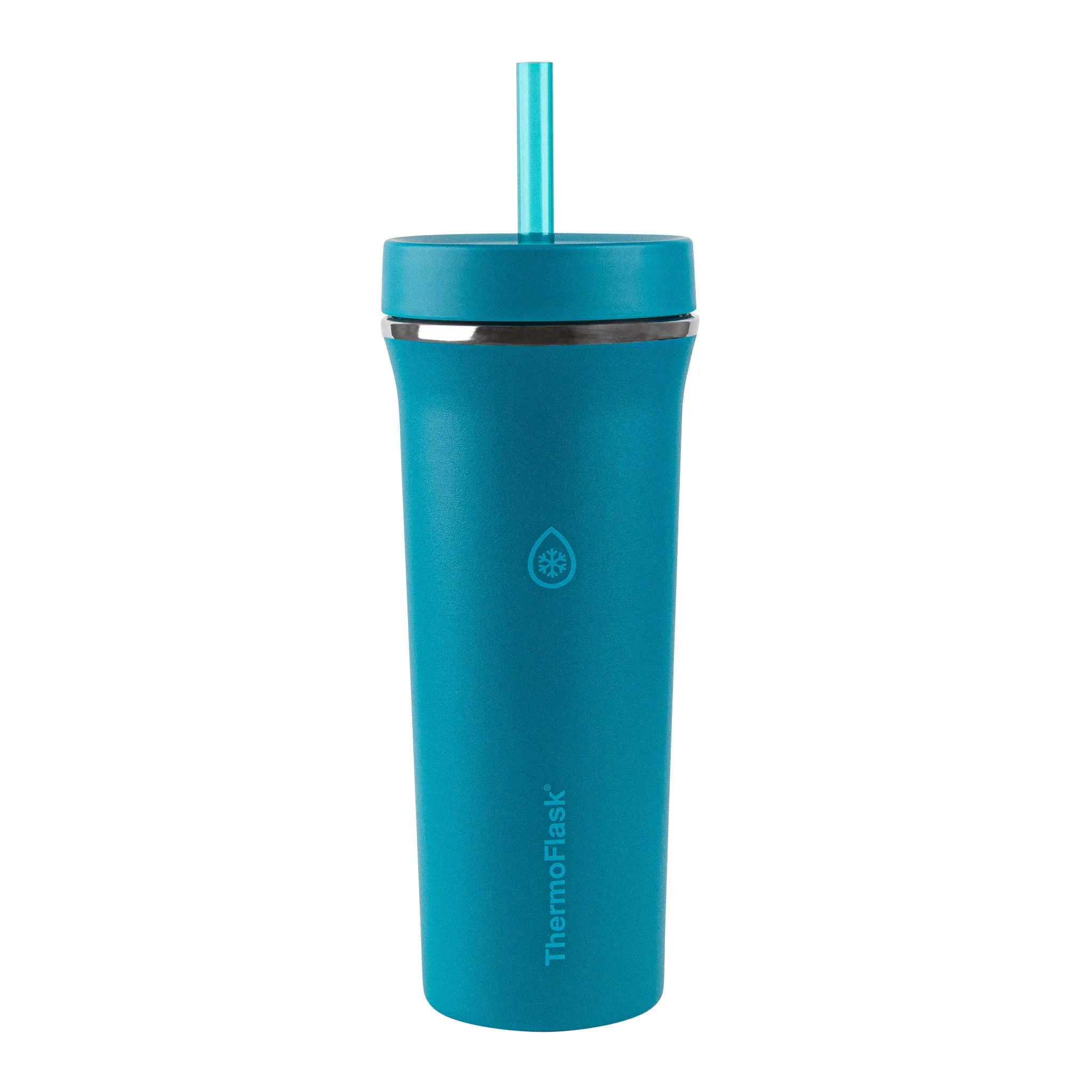 32-Ounce Insulated Standard Straw Tumbler with Handles - Set of 2