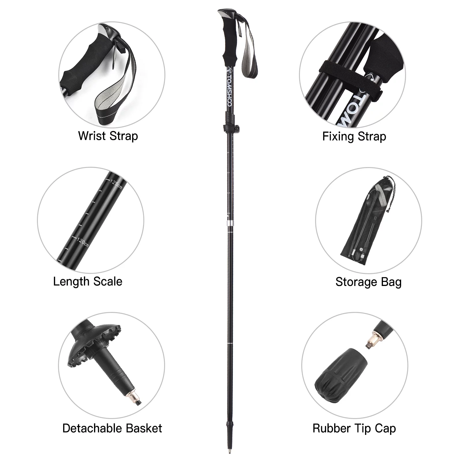 TOMSHOO Sticks,Pole Collapsible Sticks Pole Sticks Collapsible - Stick Collapsible Pole Stick - And - Easy Stick - Wenzi Laoshe Collapsible Ideal Pole