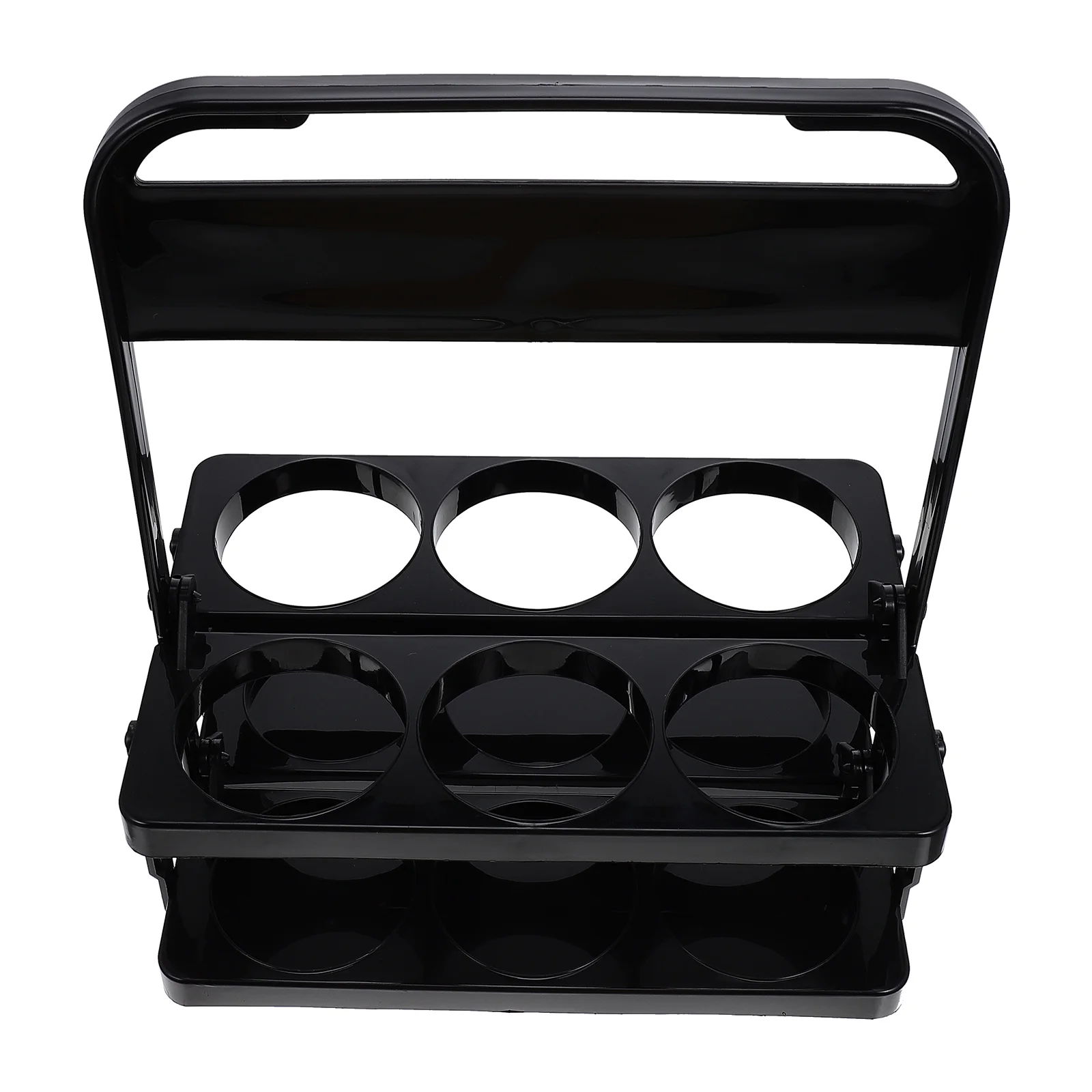 Homemaxs Bottle Carrier Drink Beerholder Delivery  Beveragebasket Rack Water Cratestorage Pack Organizer 6 Carrierscarrier